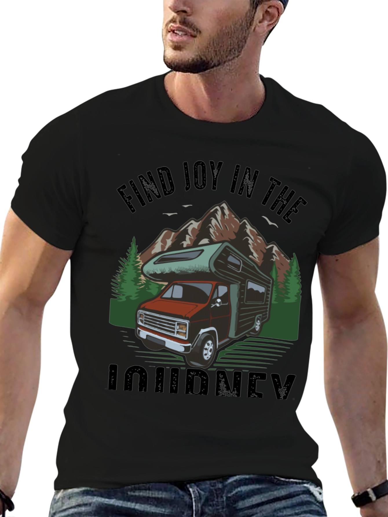 Find Joy in the Journey Camping T-Shirt