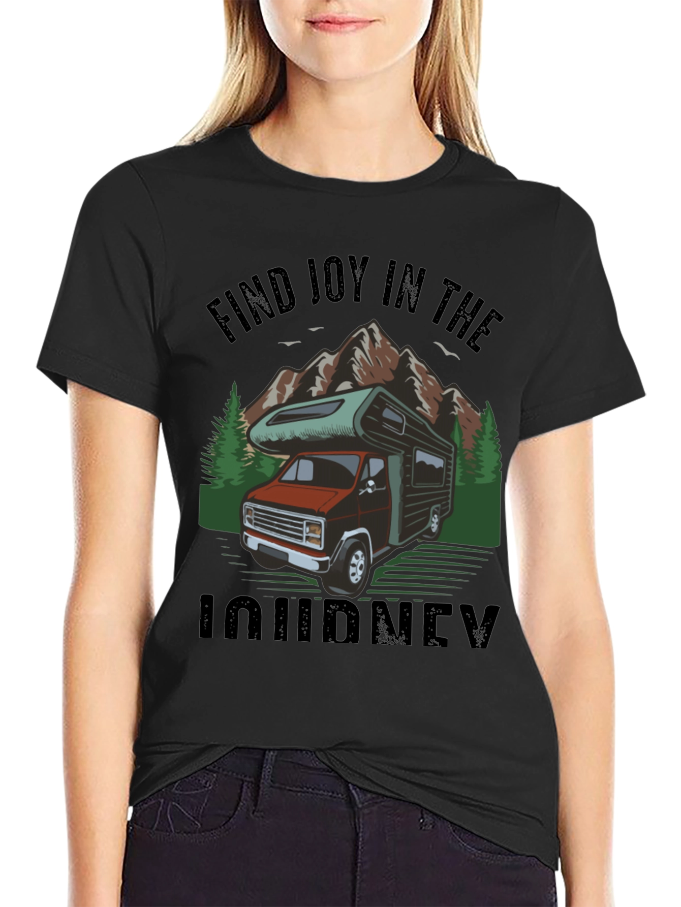 Find Joy in the Journey Camping T-Shirt