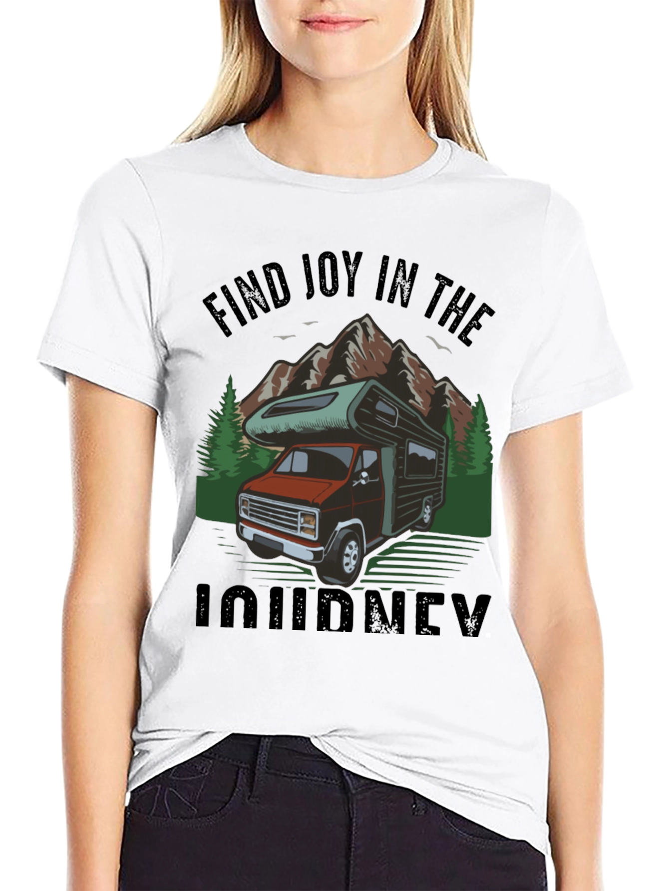 Find Joy in the Journey Camping T-Shirt