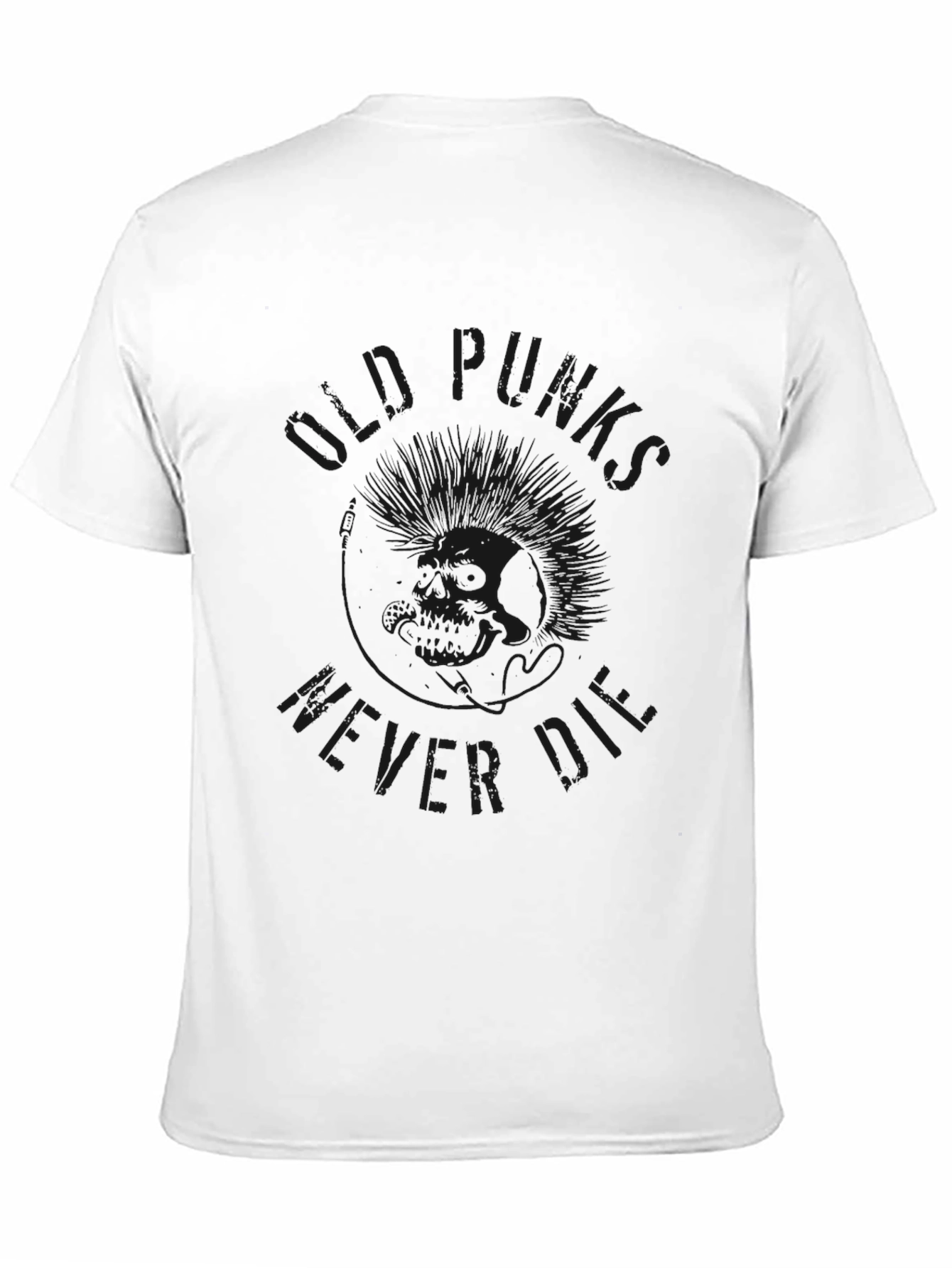 Black Punk Never Die Graphic Tee
