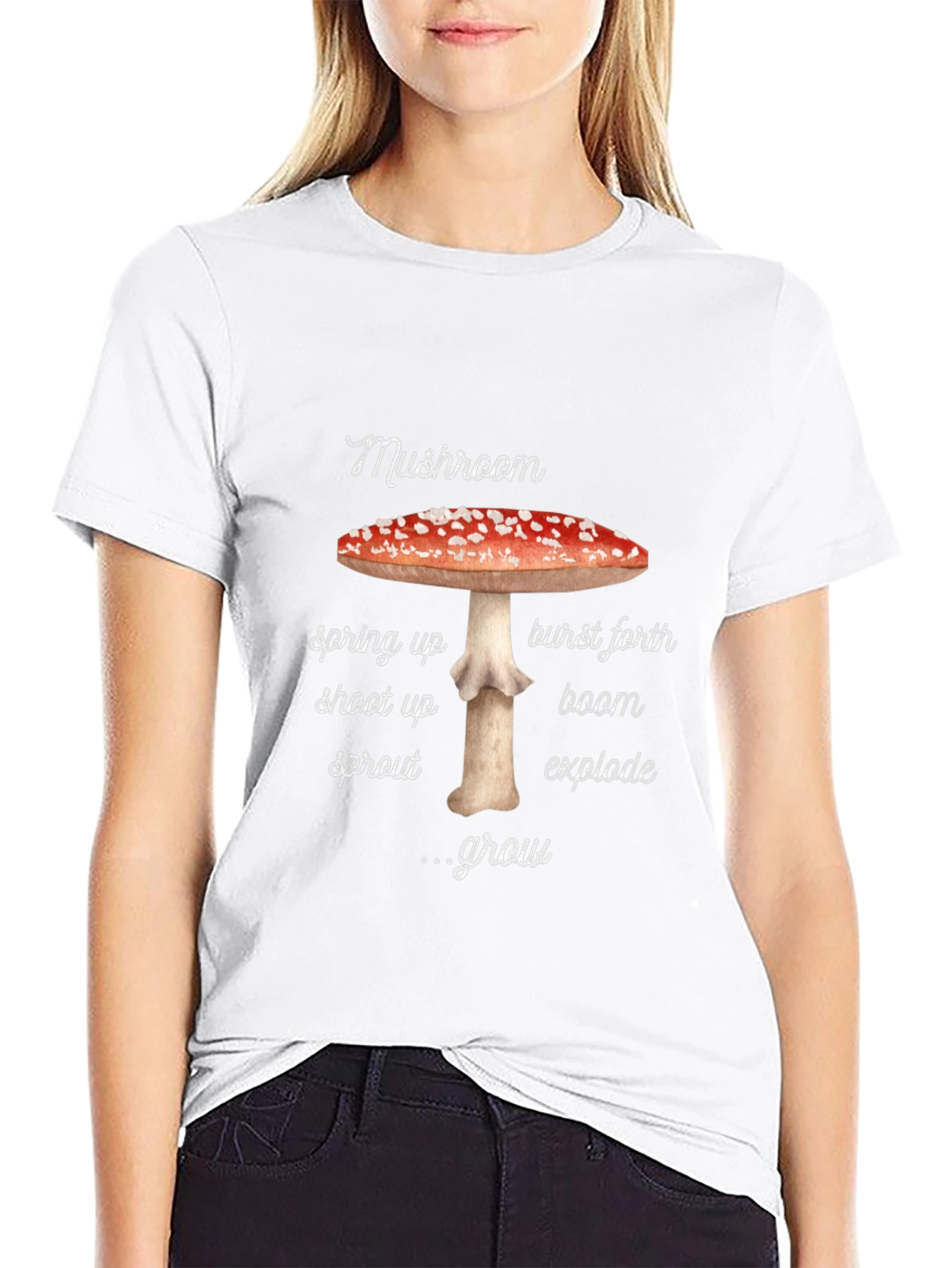 Mushroom Graphic Tee - Sprout & Grow T-Shirt