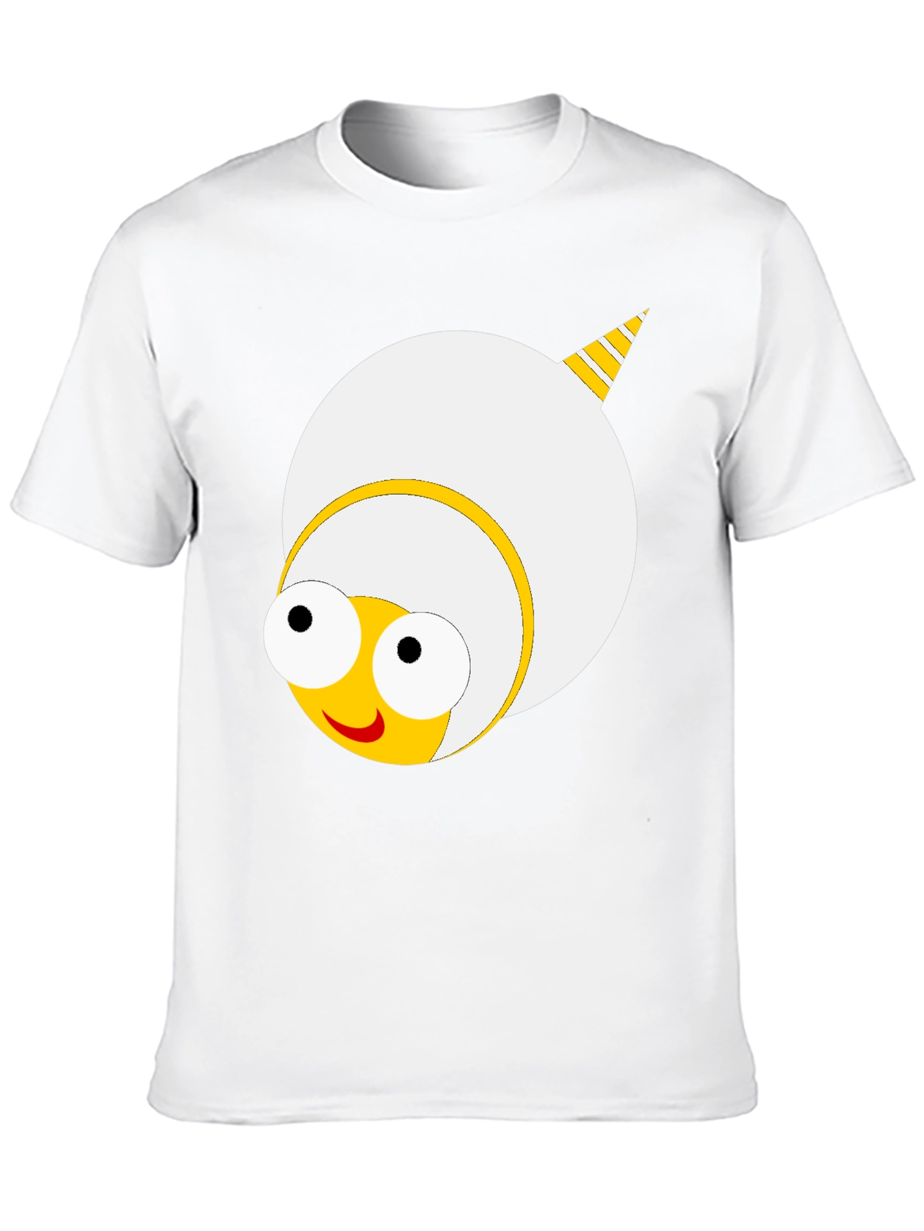 Cartoon Bee Graphic Tee - Fun Black T-Shirt