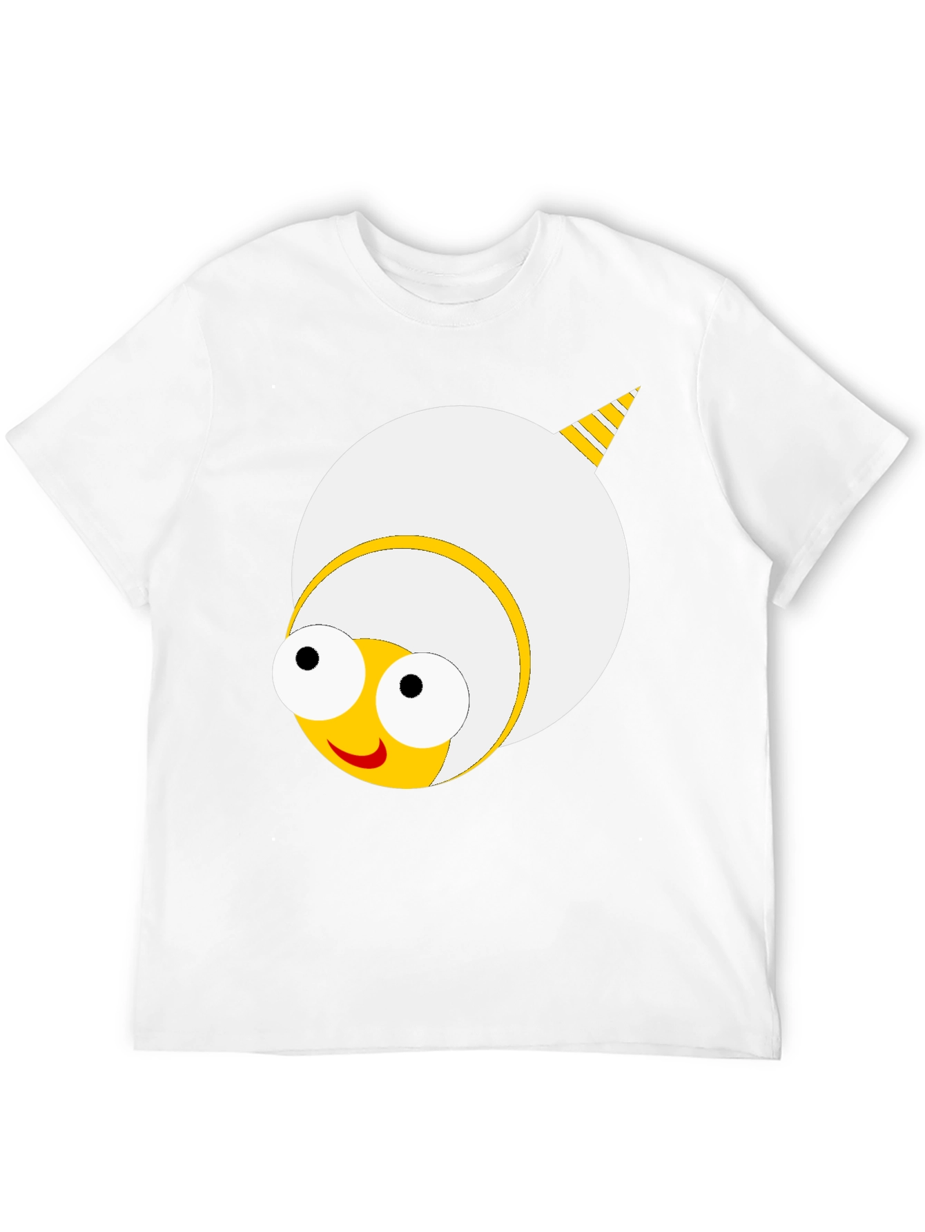 Cartoon Bee Graphic Tee - Fun Black T-Shirt