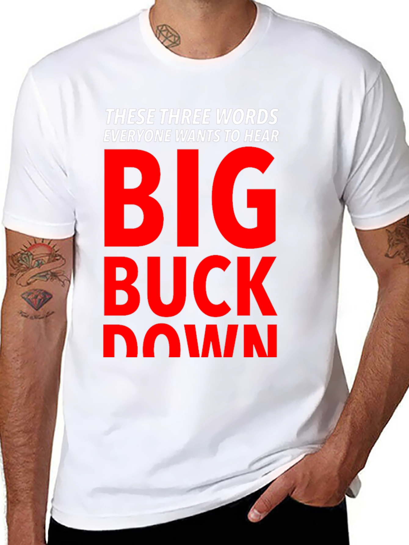 Big Buck Down Graphic Tee - Hunting T-Shirt