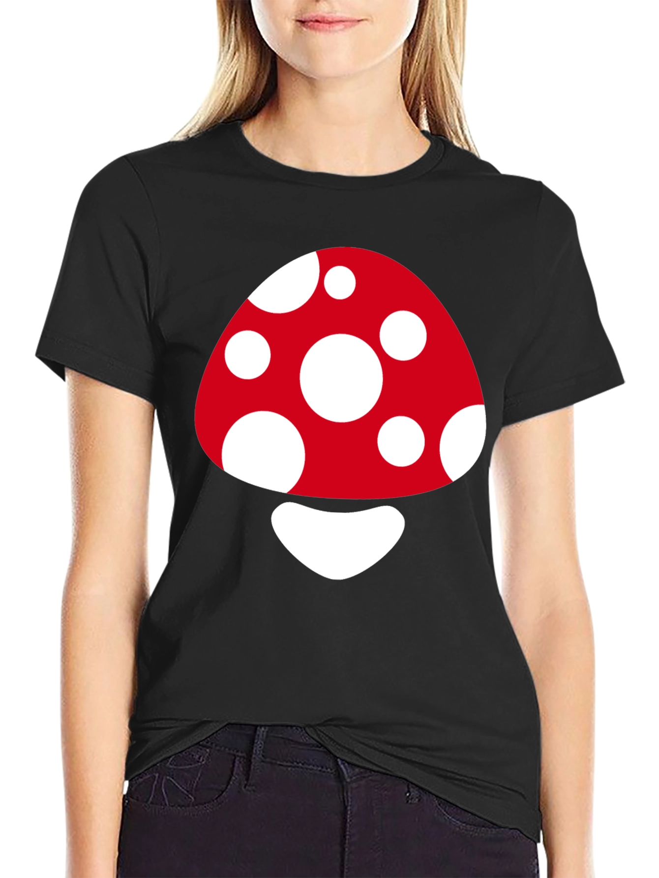 Funky Mushroom Graphic T-Shirt