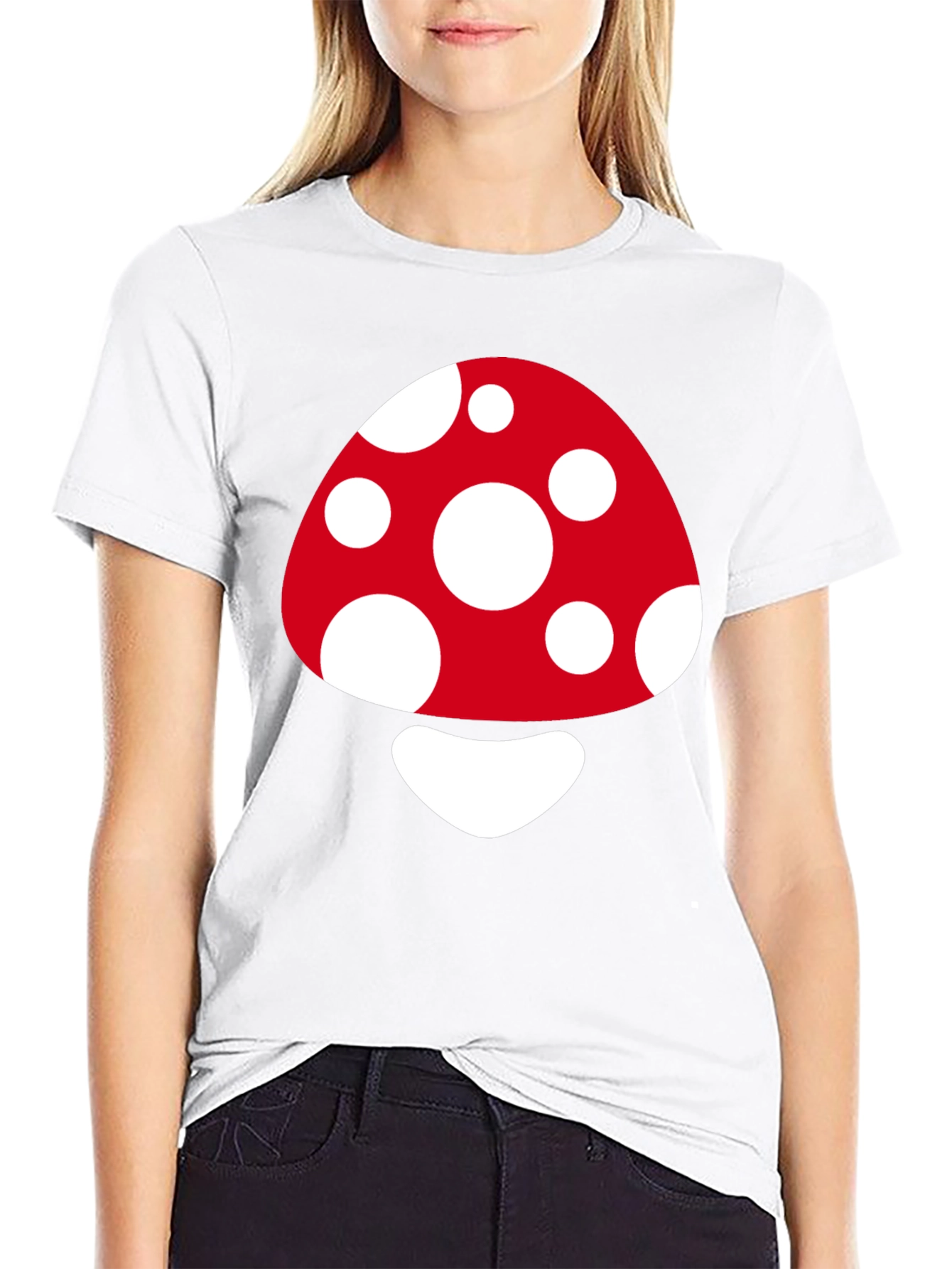 Funky Mushroom Graphic T-Shirt