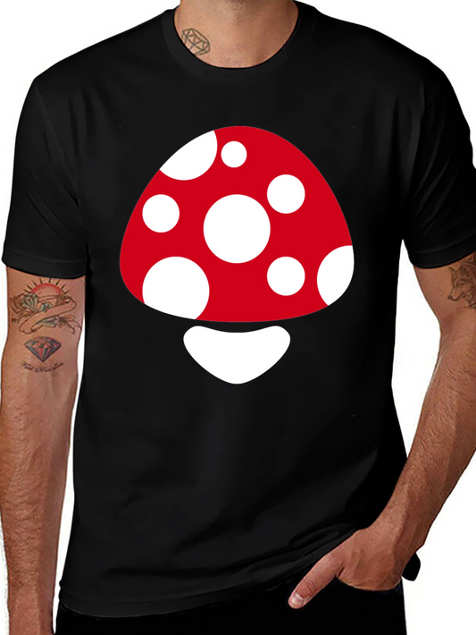 Funky Mushroom Graphic T-Shirt