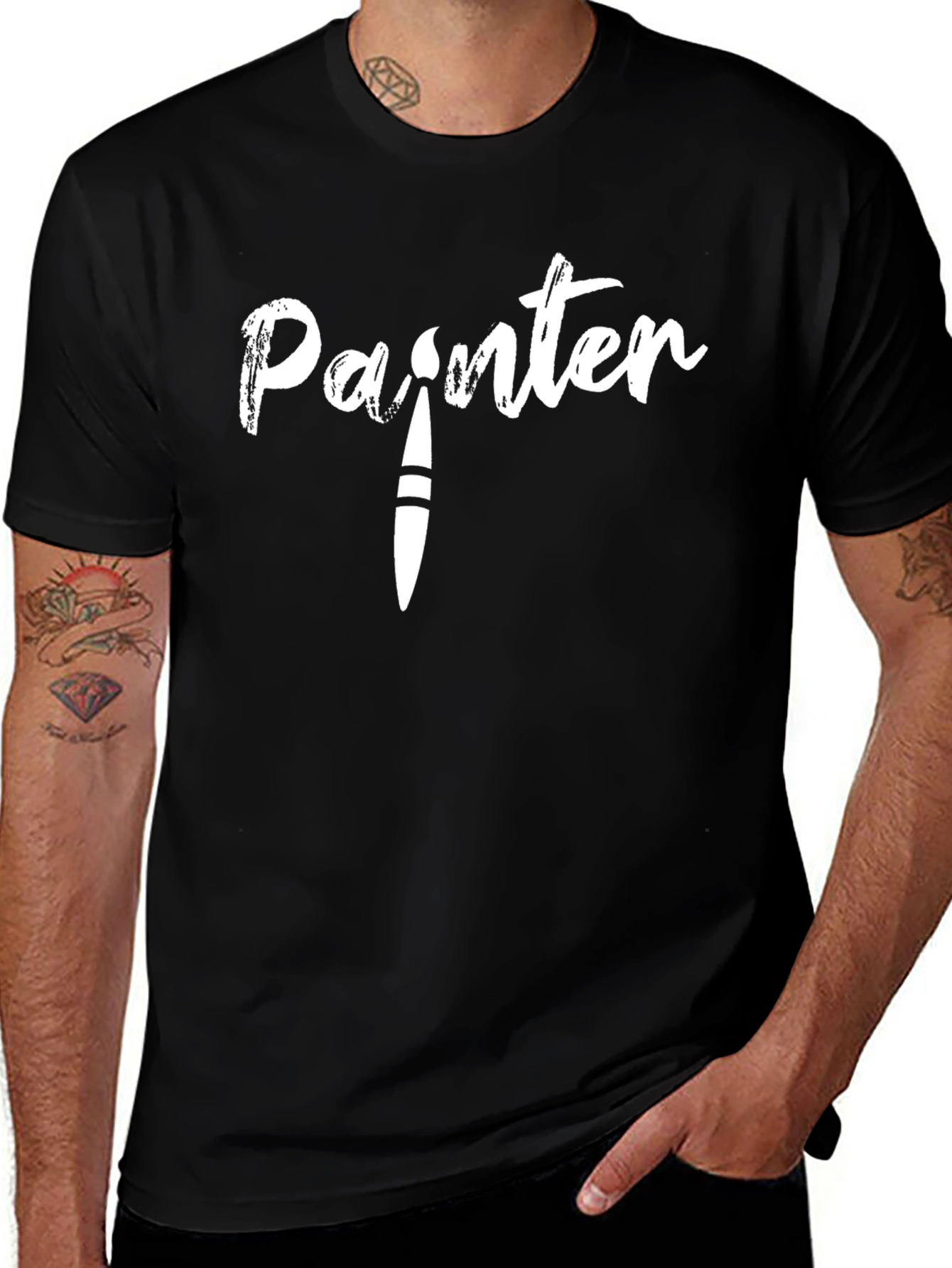 Painter T-Shirt - Artistic Design Soft Cotton