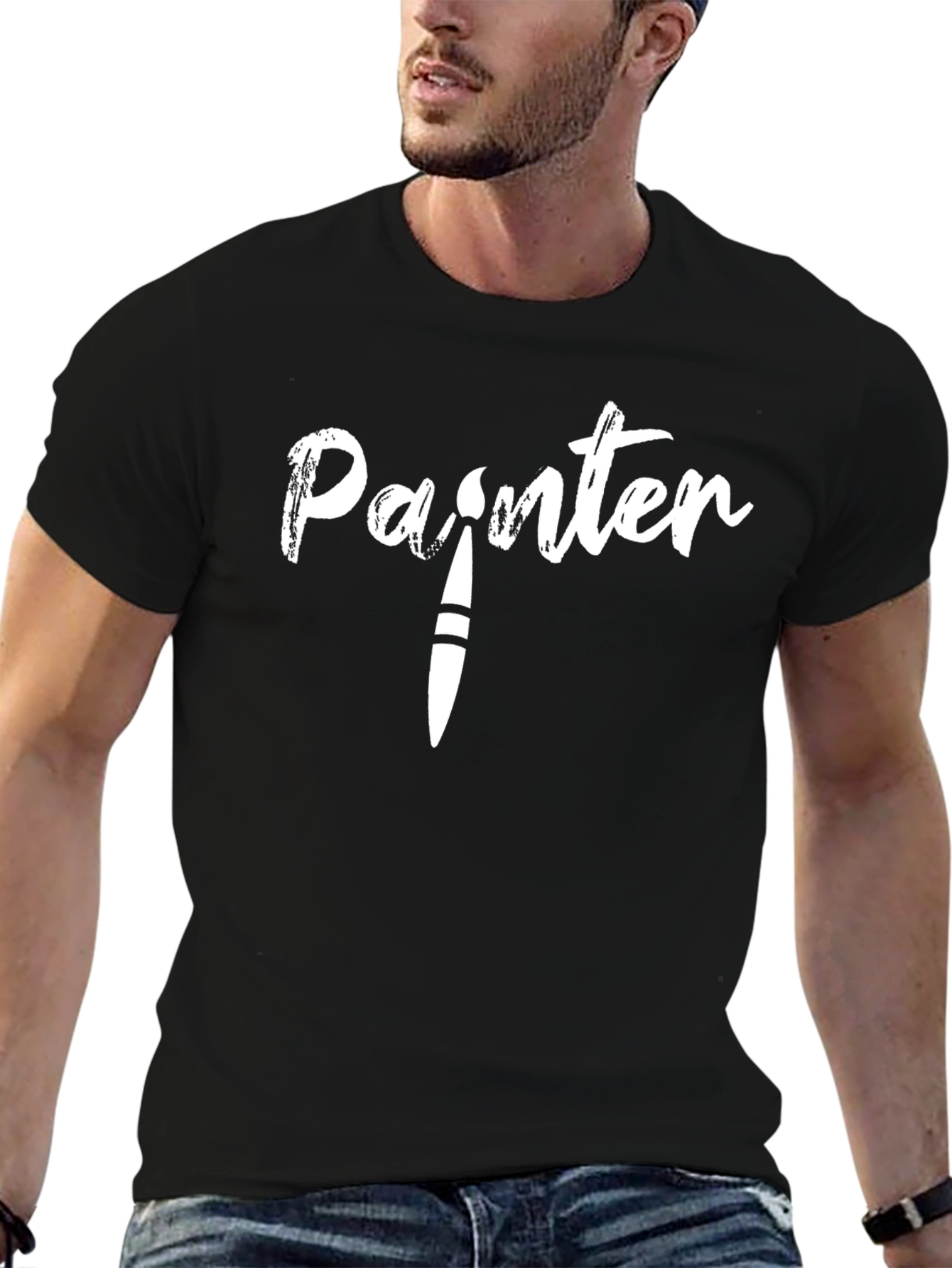 Painter T-Shirt - Artistic Design Soft Cotton
