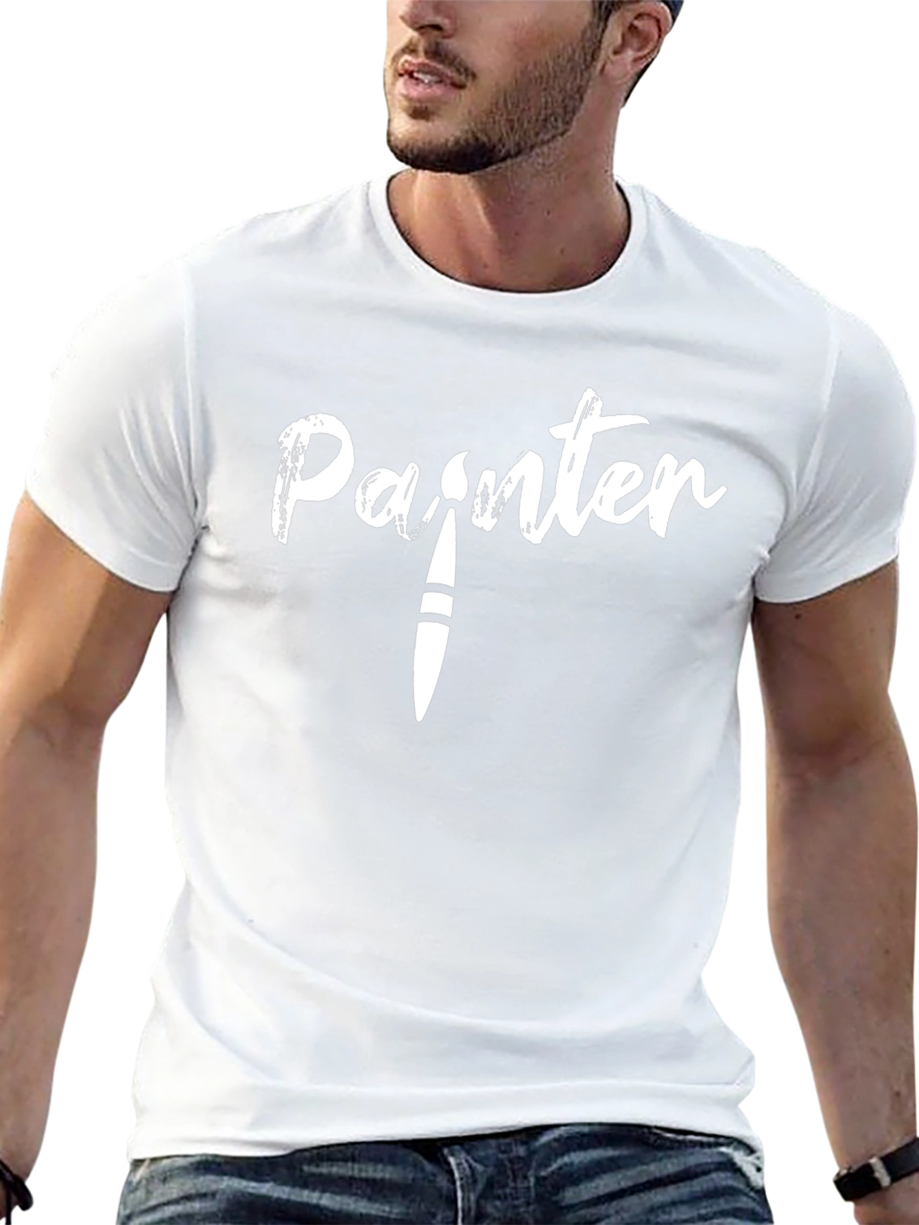 Painter T-Shirt - Artistic Design Soft Cotton