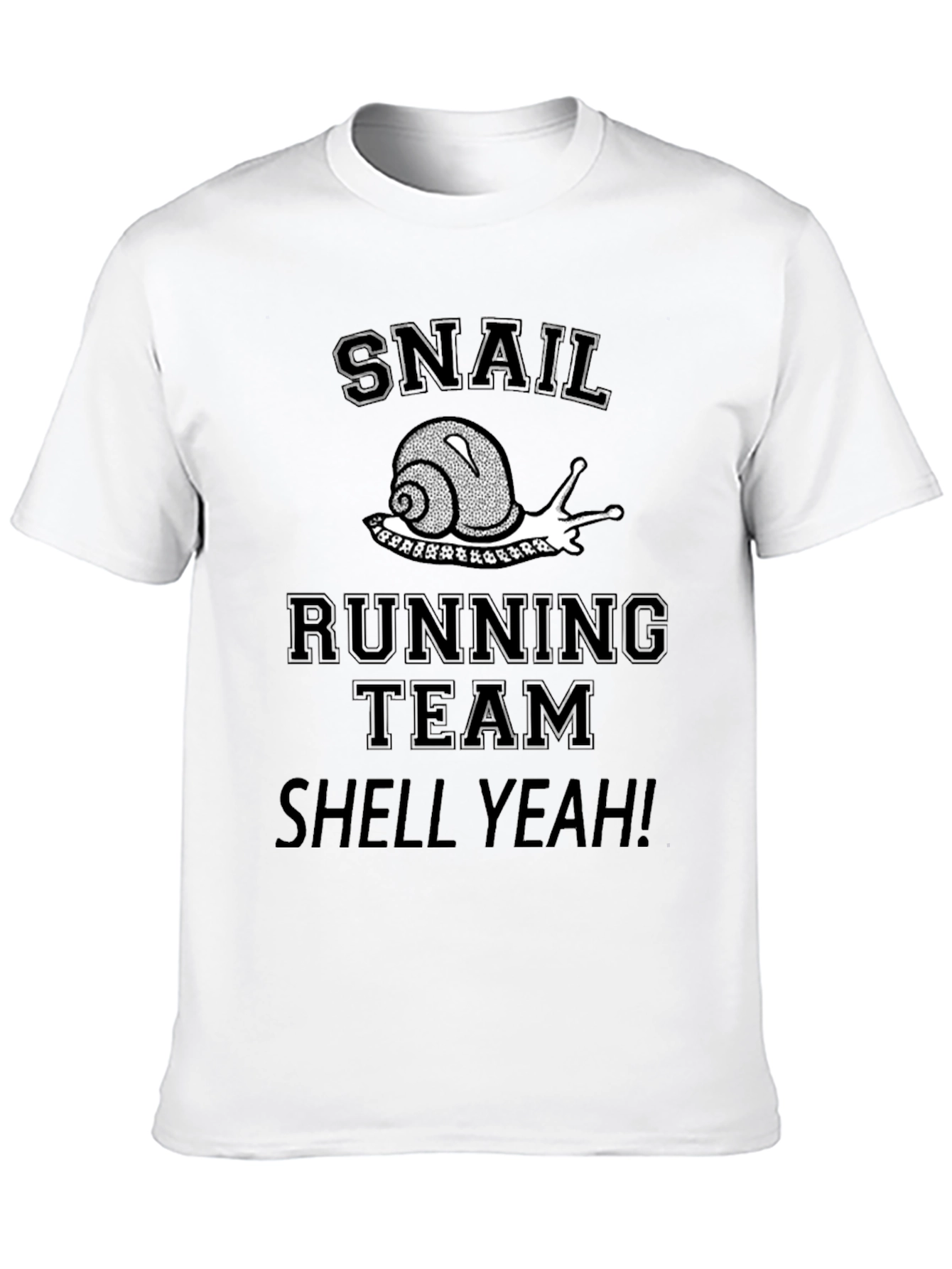 Snail Running Team Shell Yeah! Black T-Shirt