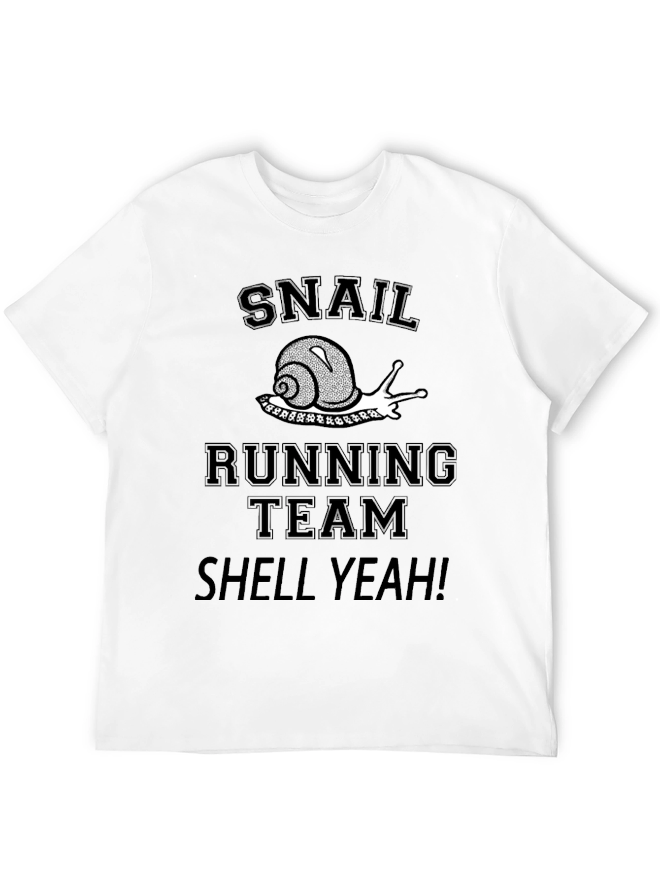Snail Running Team Shell Yeah! Black T-Shirt