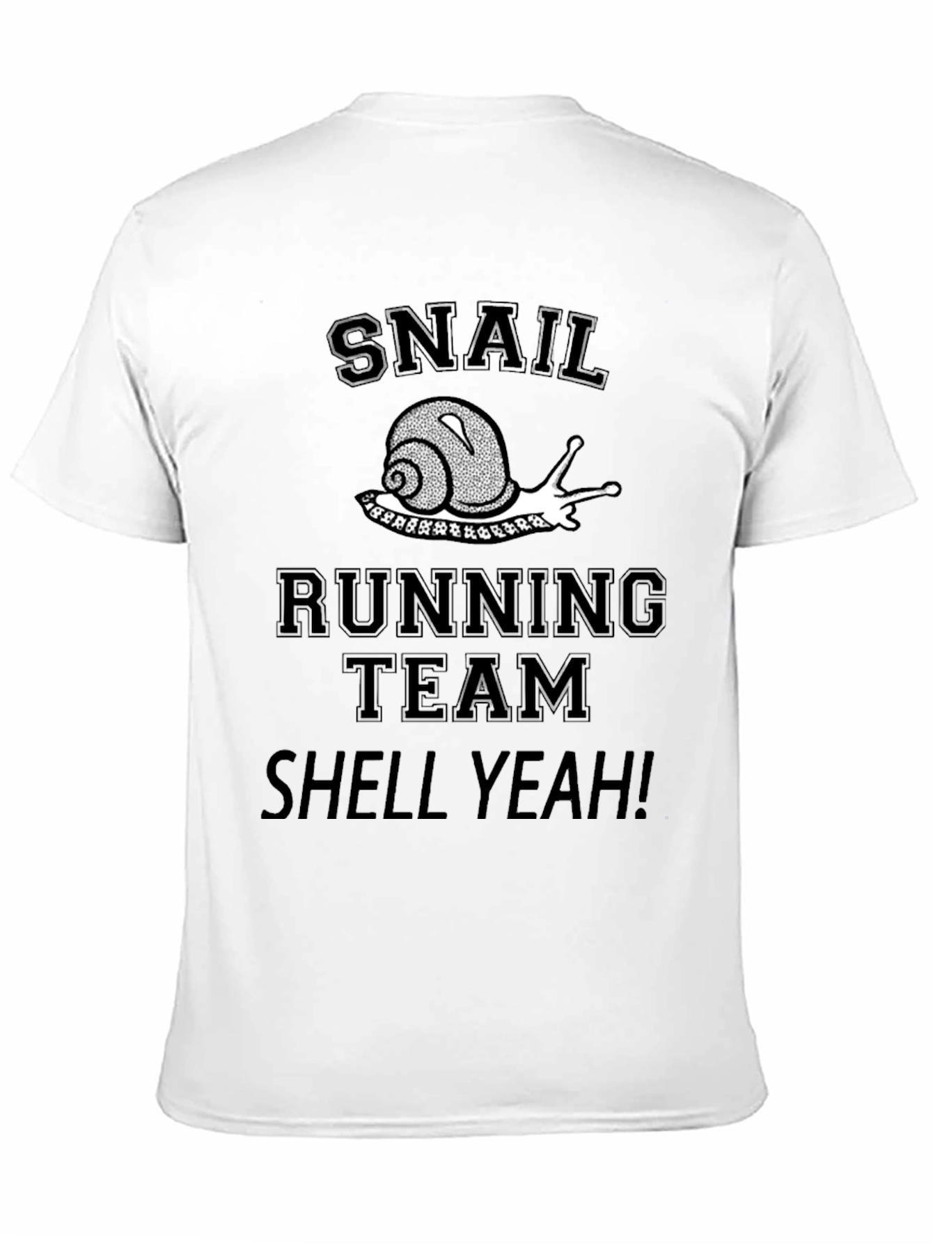Snail Running Team Shell Yeah! Black T-Shirt