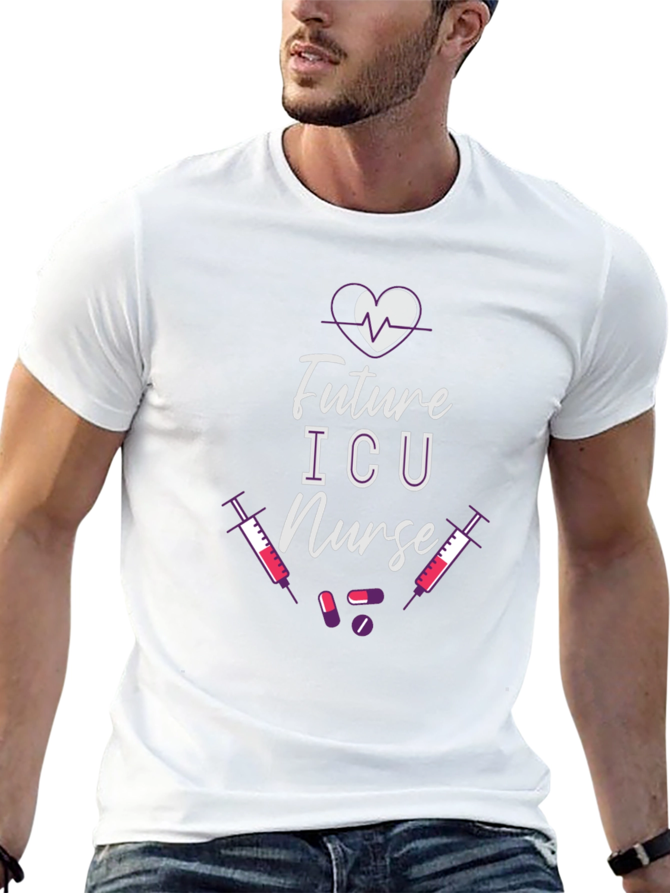 Future ICU Nurse Black T-Shirt
