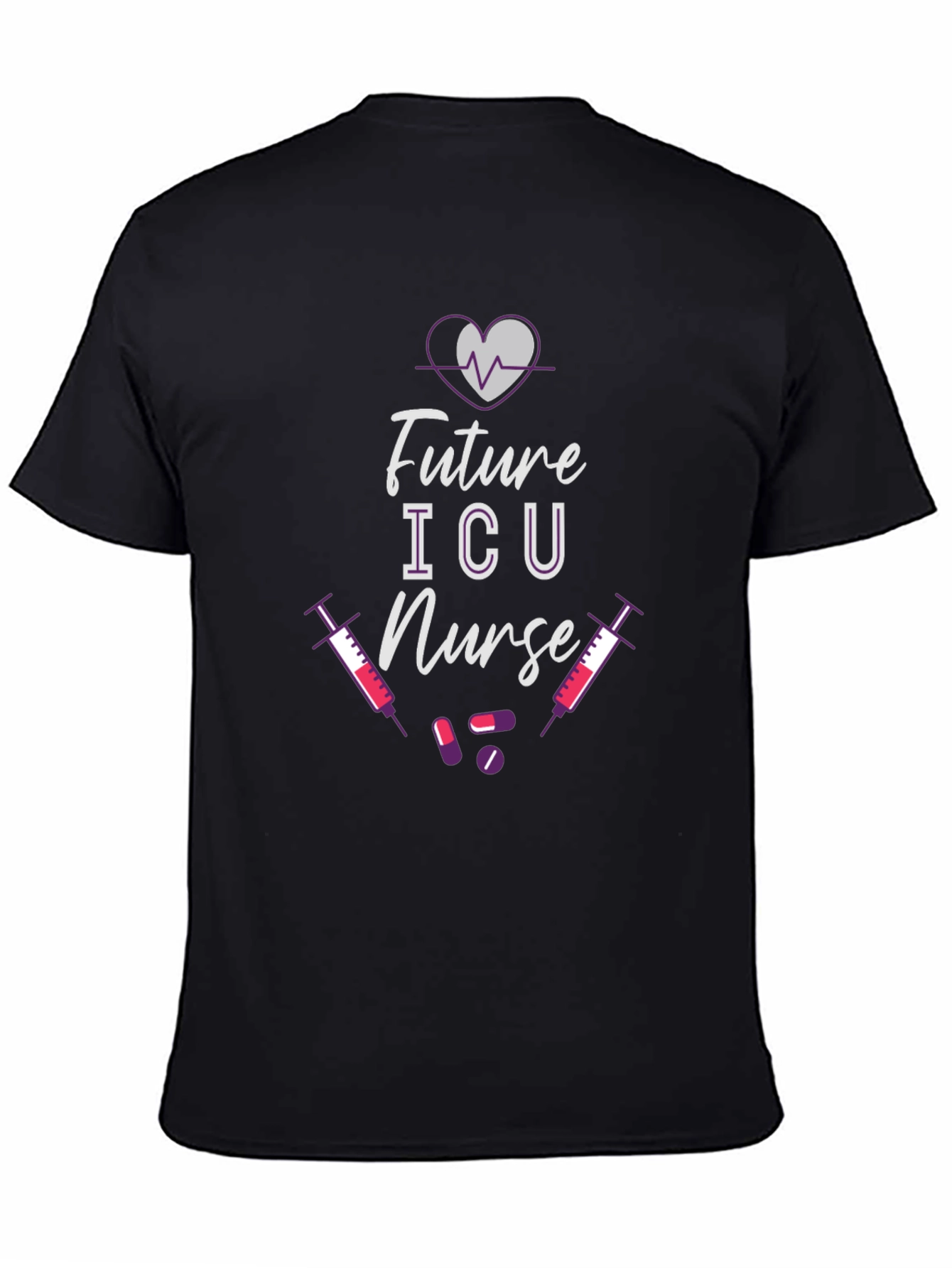 Future ICU Nurse Black T-Shirt
