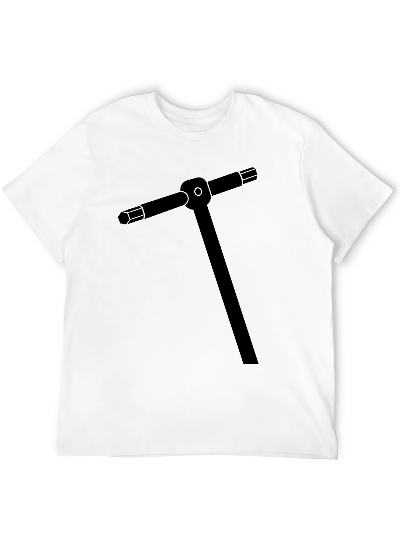 Black T-Shirt with Scooter Tool Graphic