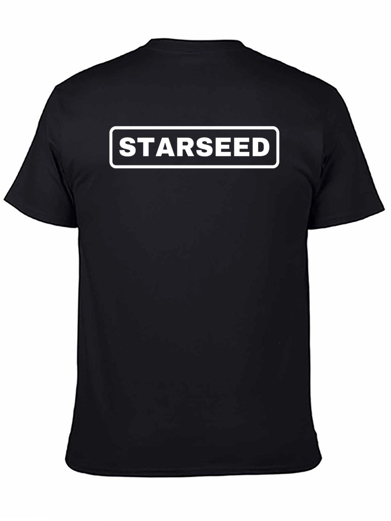 Starseed Graphic Tee - Black Cotton T-Shirt