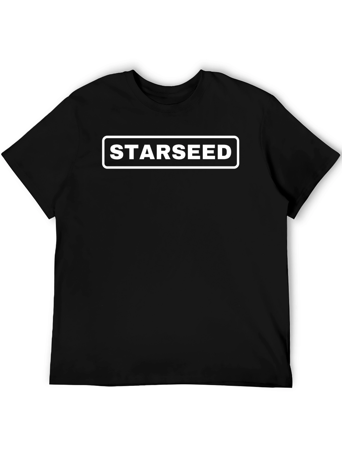 Starseed Graphic Tee - Black Cotton T-Shirt