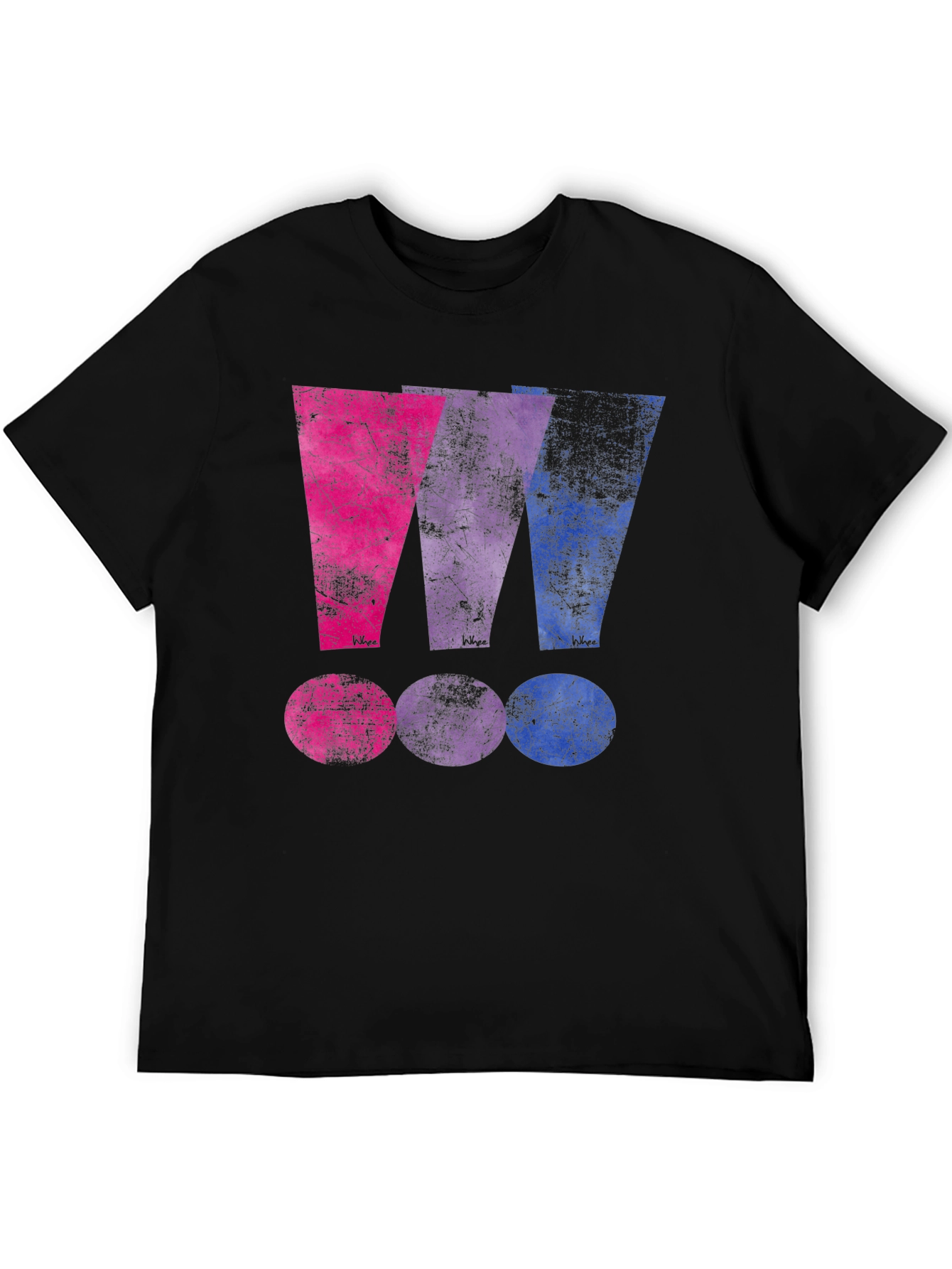 Bisexual Pride T-Shirt - Grunge Style
