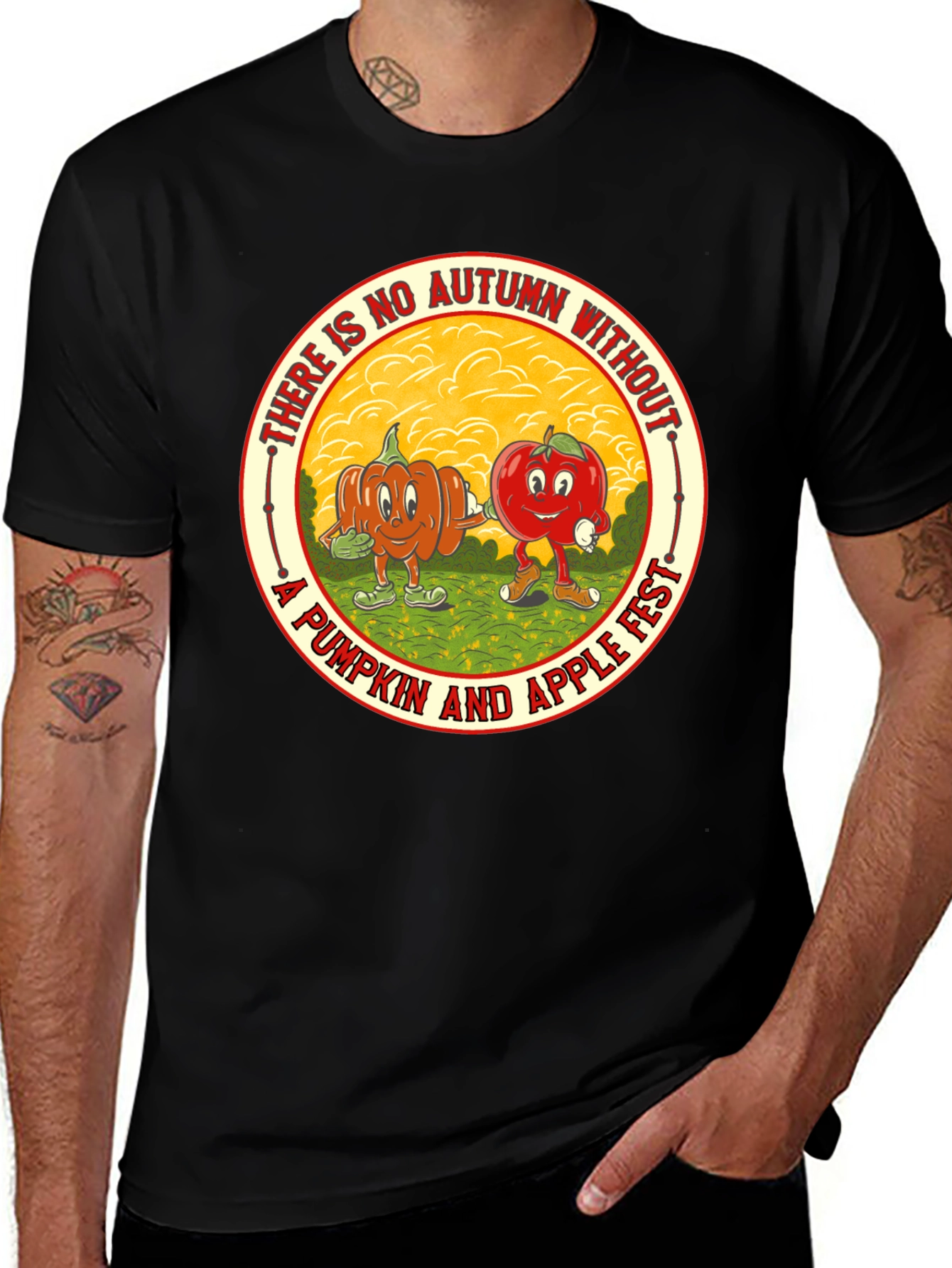 Autumn Pumpkin and Apple Fest T-Shirt