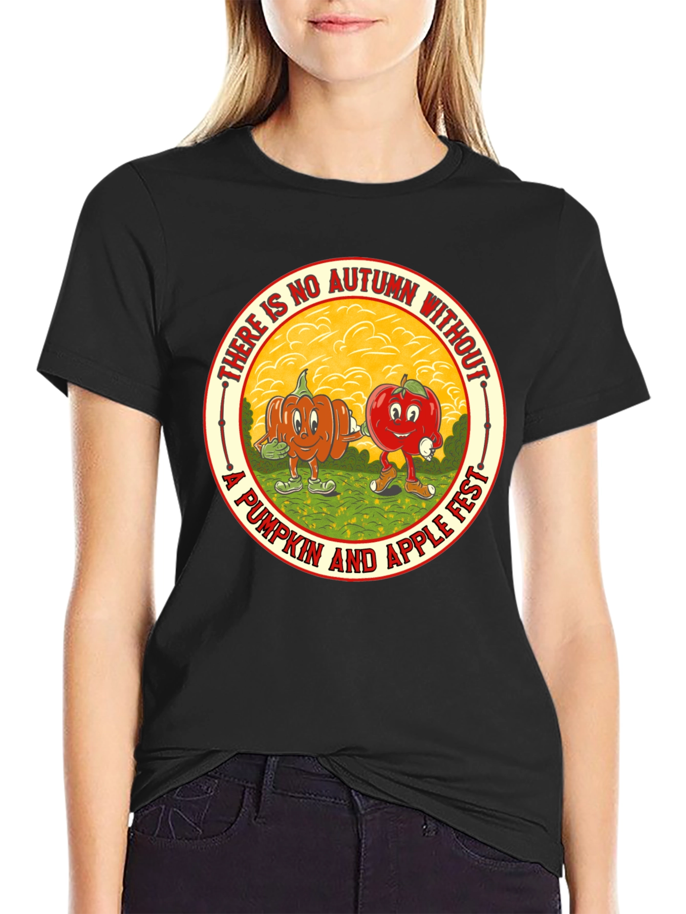 Autumn Pumpkin and Apple Fest T-Shirt