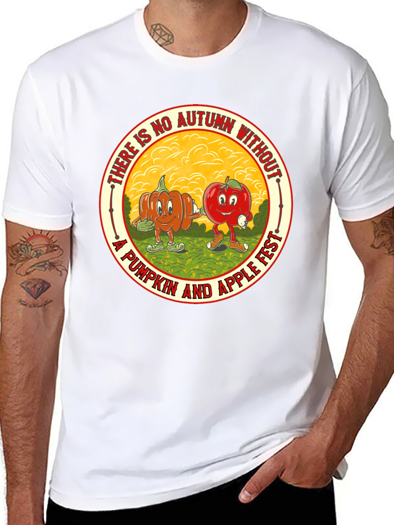 Autumn Pumpkin and Apple Fest T-Shirt