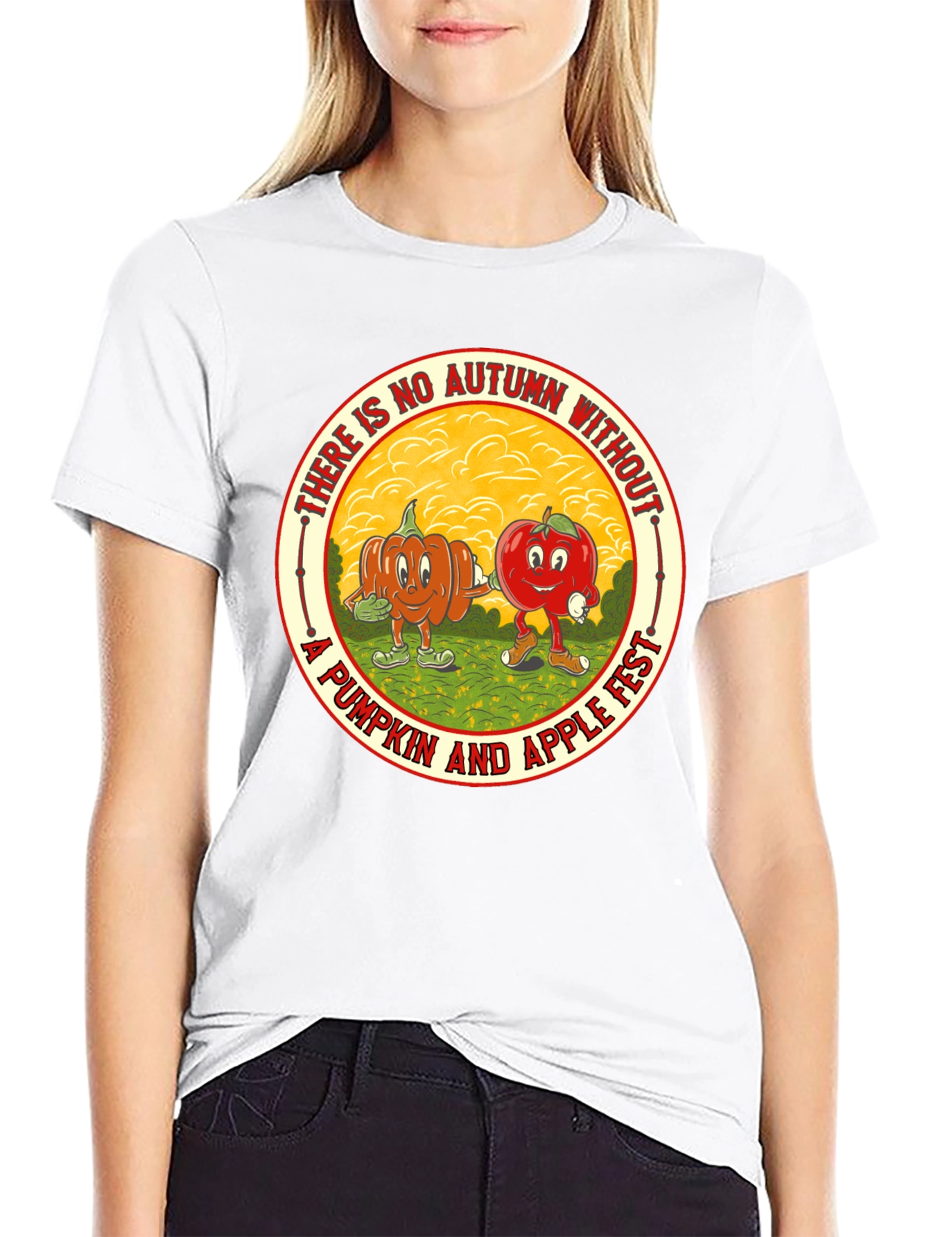 Autumn Pumpkin and Apple Fest T-Shirt