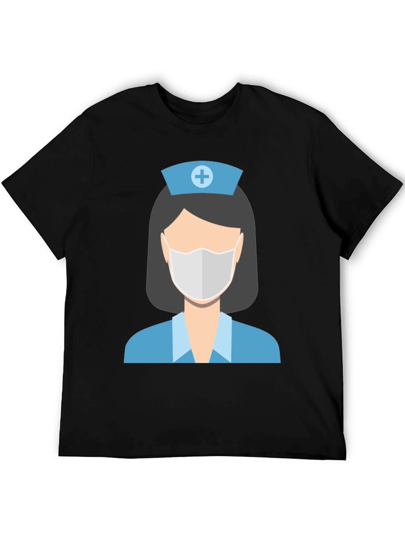 Nurse Graphic Black T-Shirt