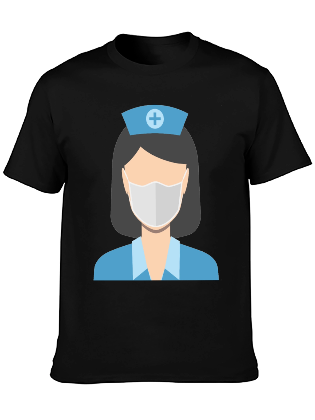 Nurse Graphic Black T-Shirt