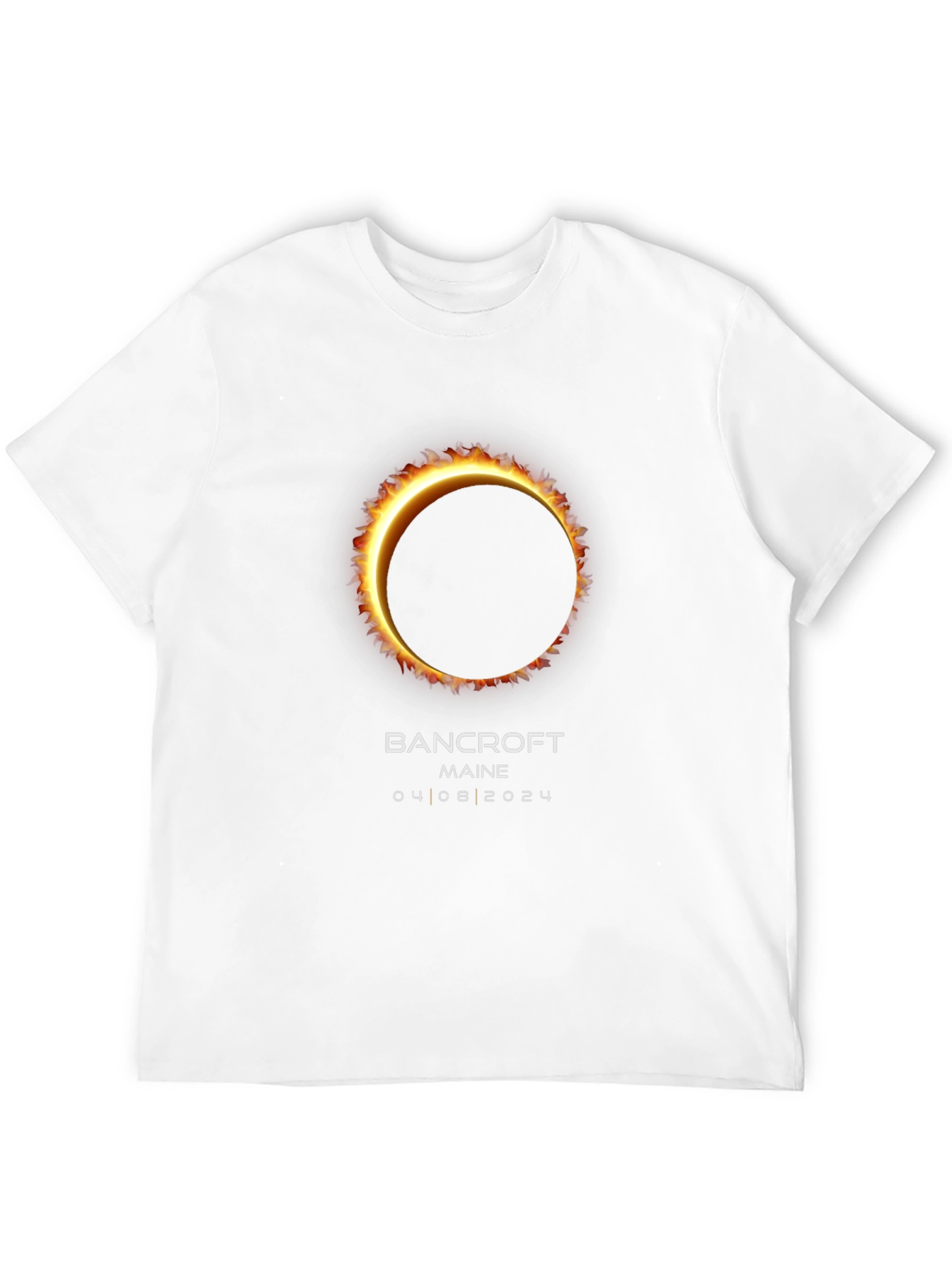 Bancroft Maine 2024 Solar Eclipse T-Shirt