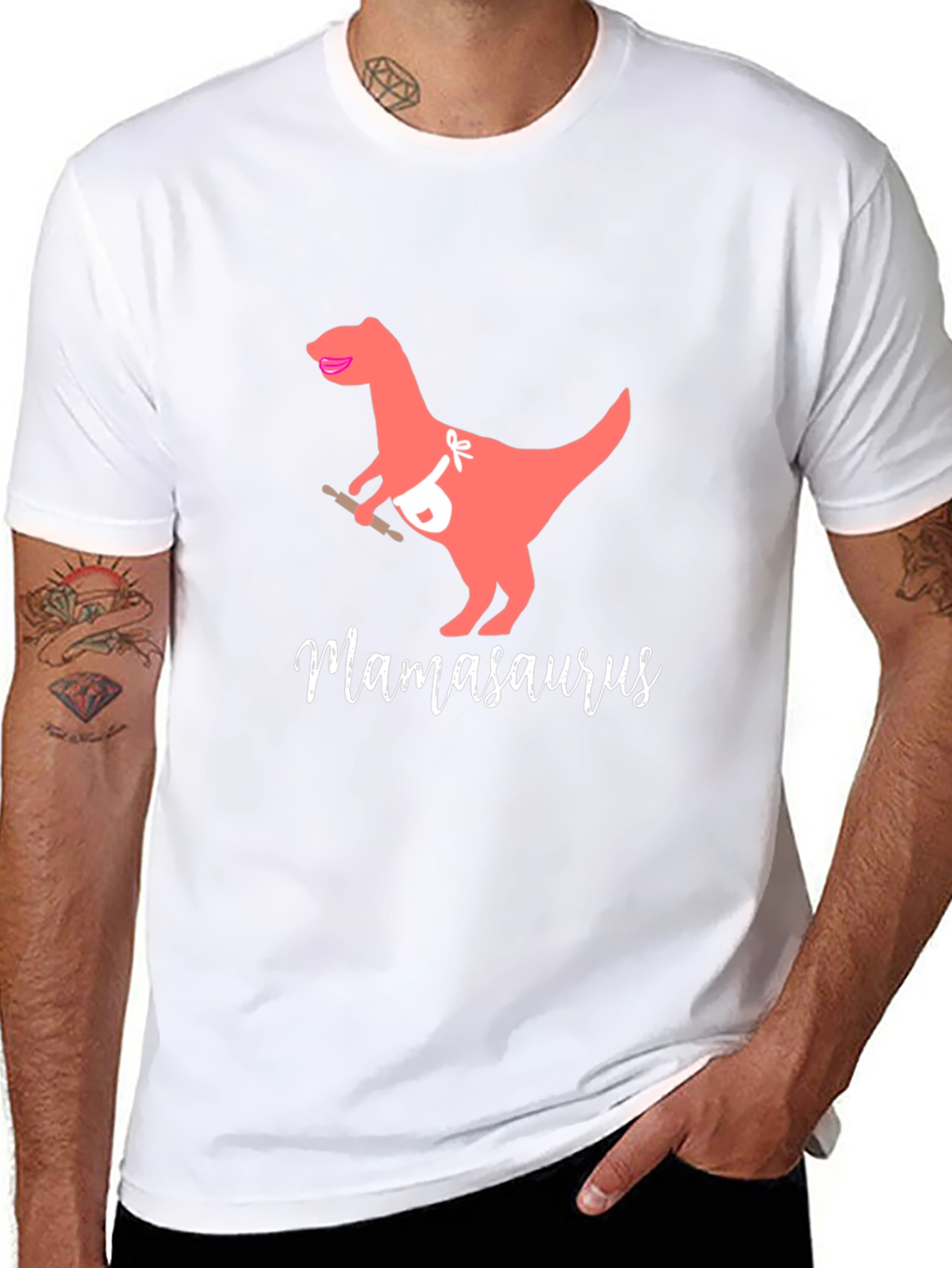 Mamasaurus T-Shirt: Fun Dino Design