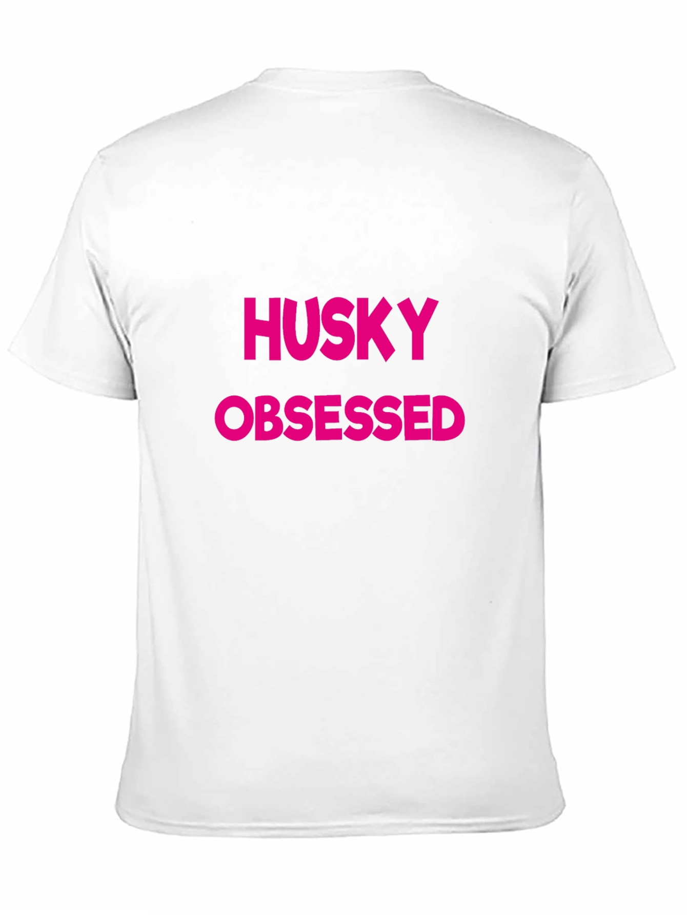 Husky Obsessed Black T-Shirt