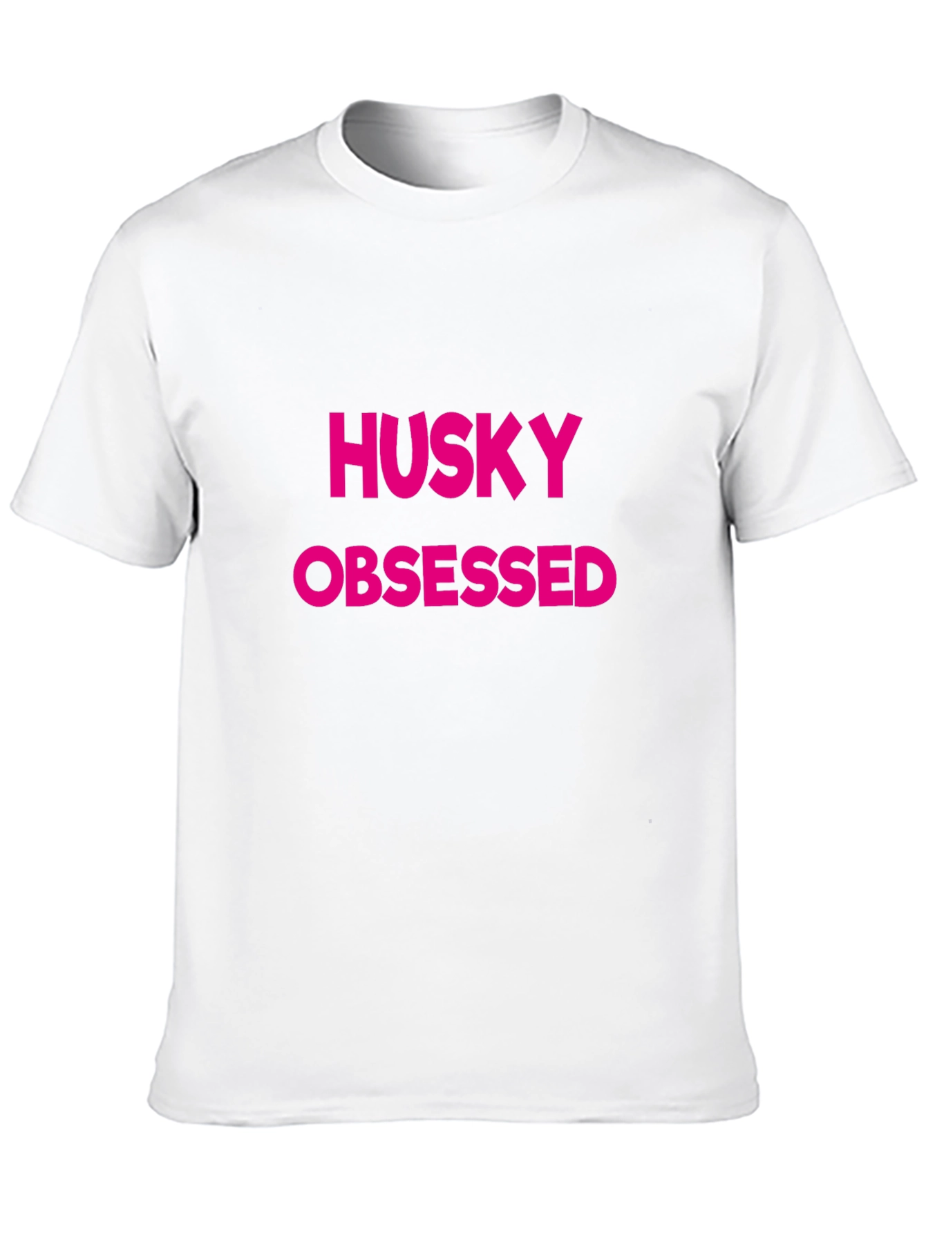 Husky Obsessed Black T-Shirt