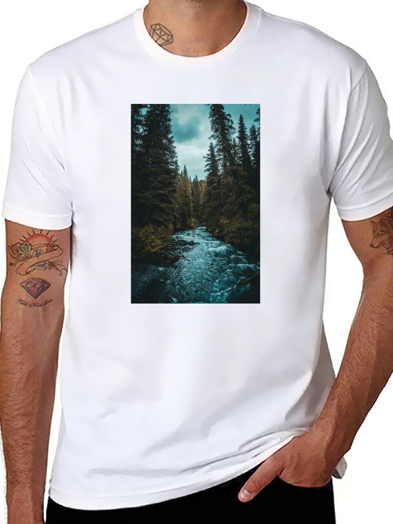 Nature Stream Graphic Tee
