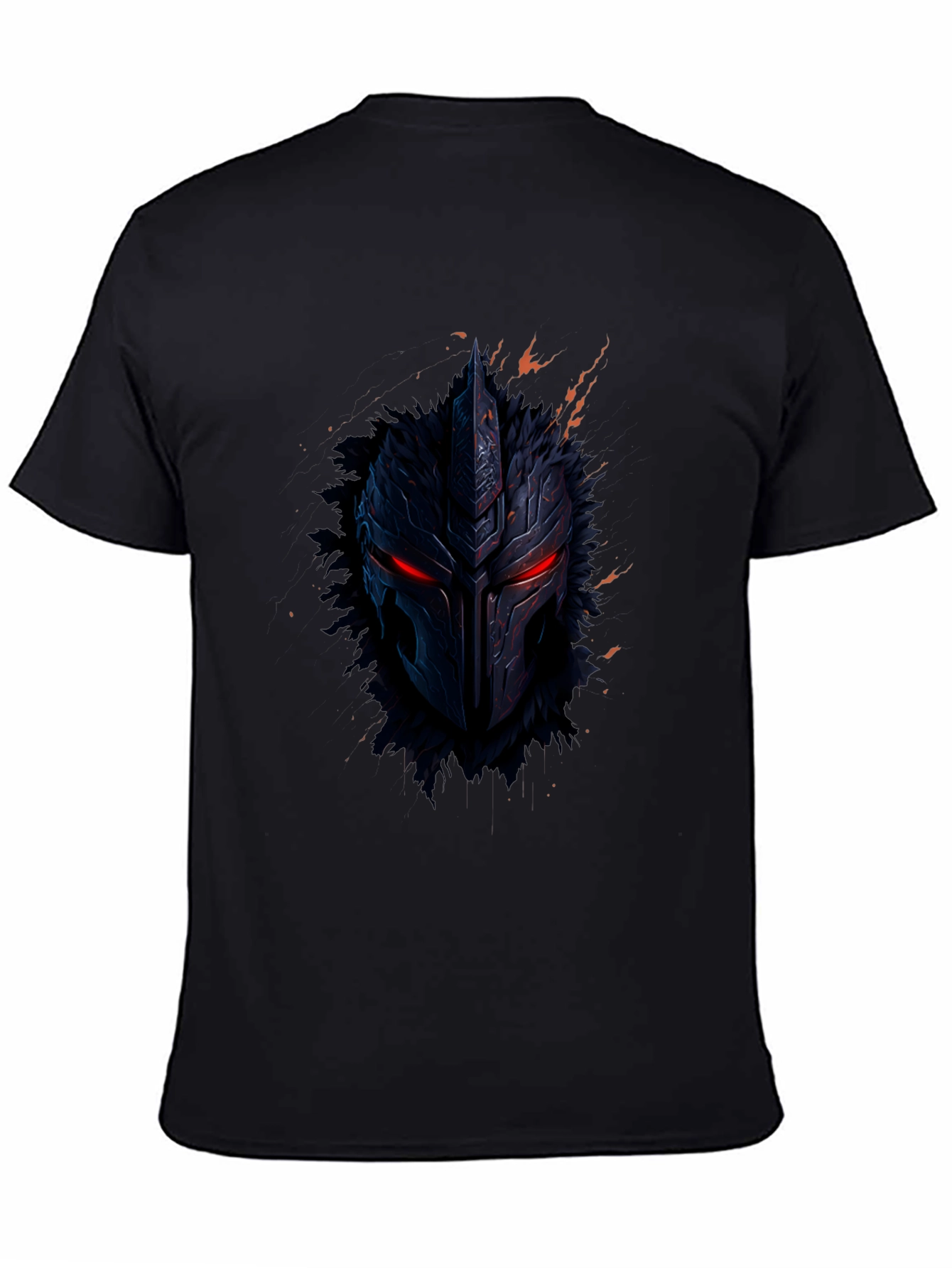 Warrior Helmet Graphic Tee - Black