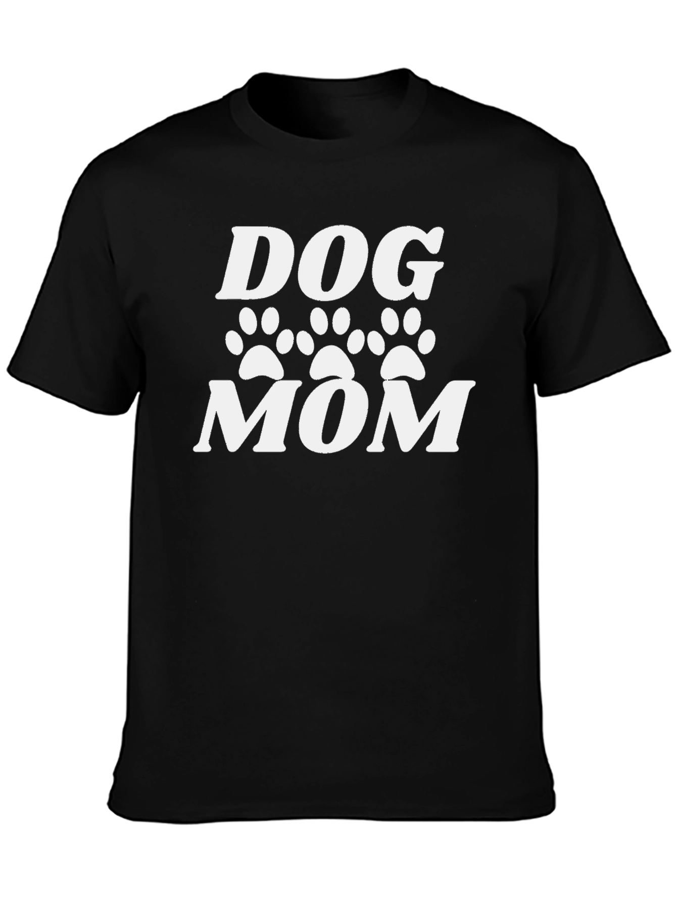 Dog Mom T-Shirt - Cute Paw Print Design
