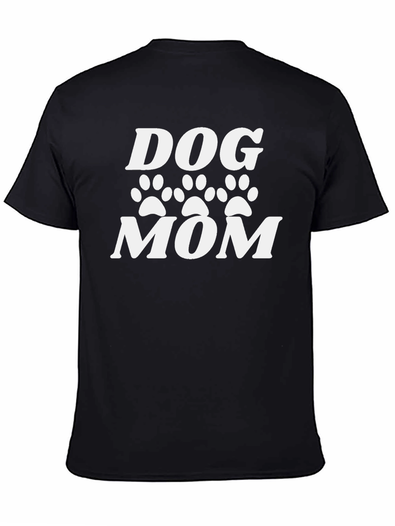 Dog Mom T-Shirt - Cute Paw Print Design