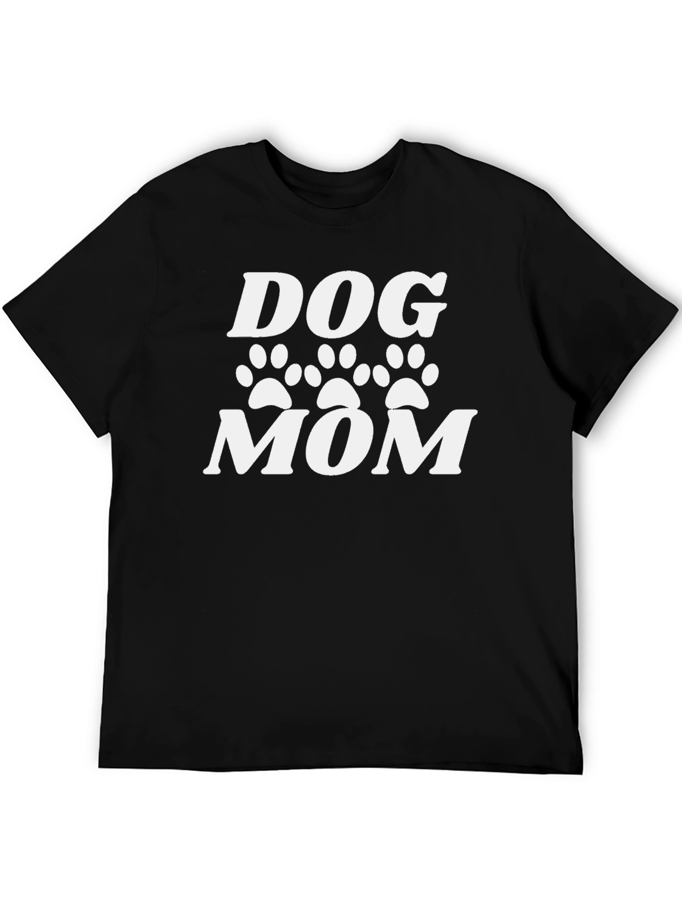 Dog Mom T-Shirt - Cute Paw Print Design