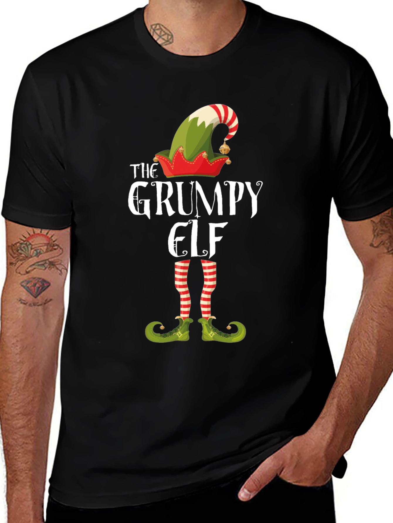 Grumpy Elf T-Shirt - Holiday Cheer