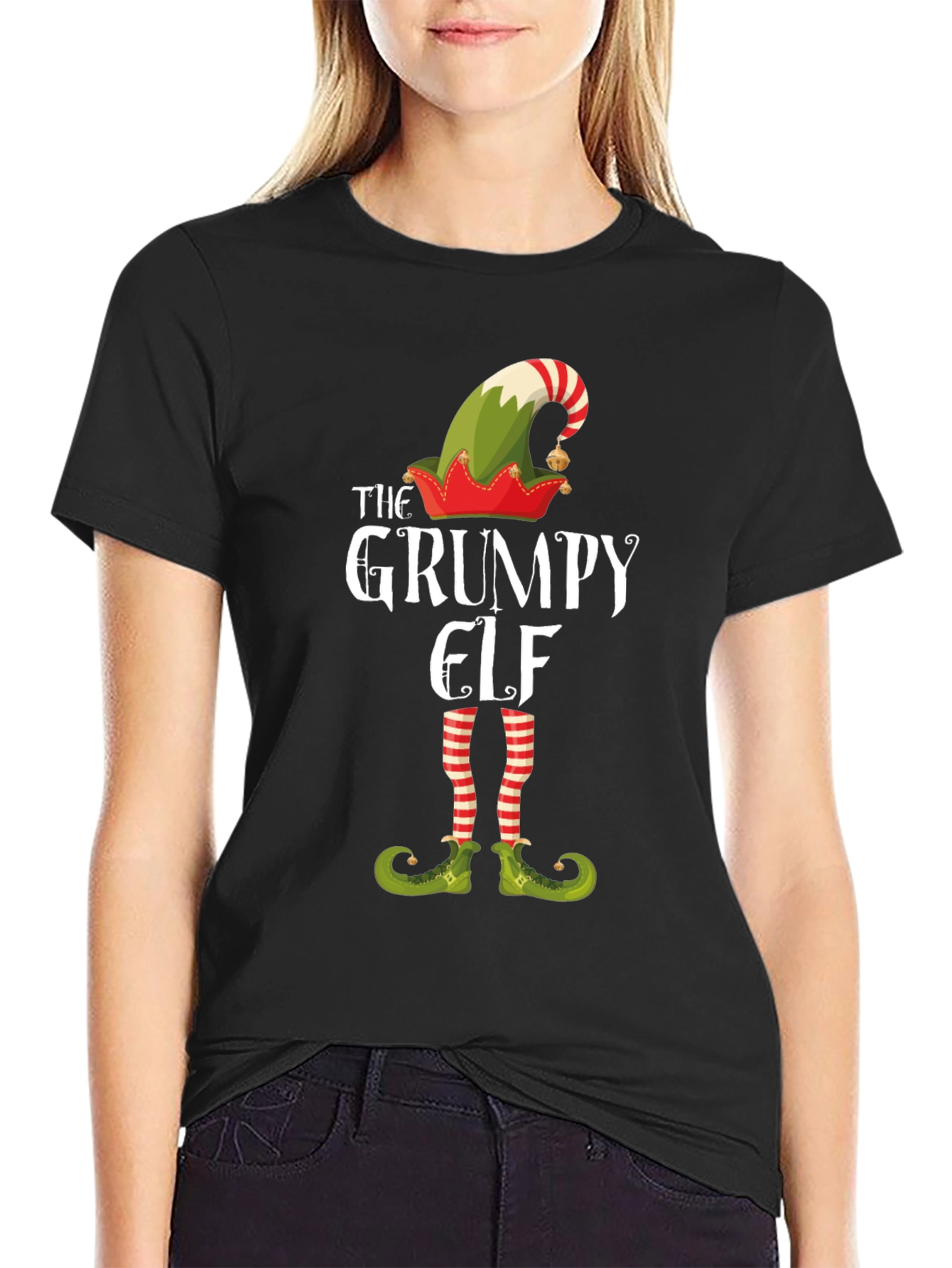 Grumpy Elf T-Shirt - Holiday Cheer