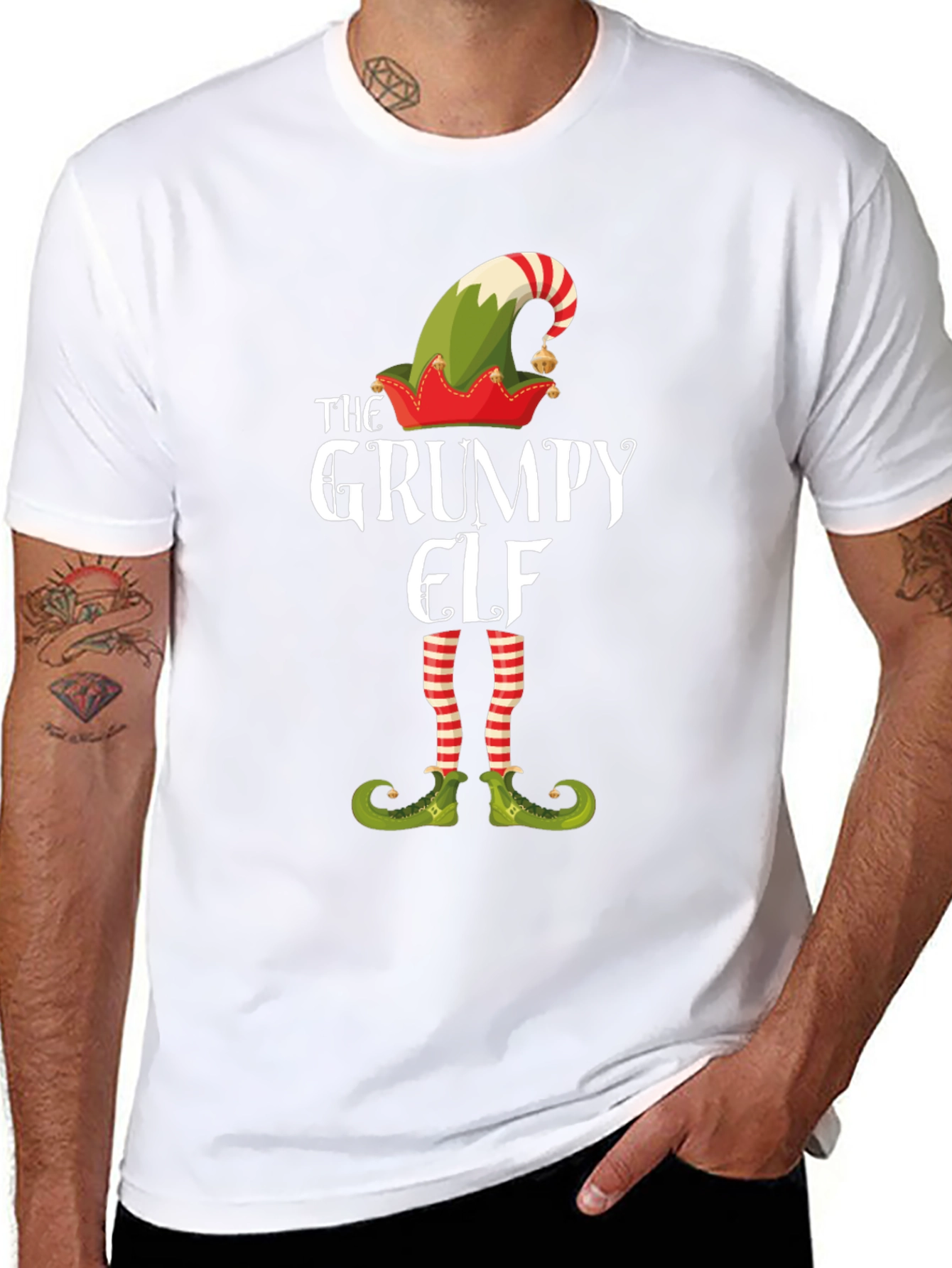 Grumpy Elf T-Shirt - Holiday Cheer