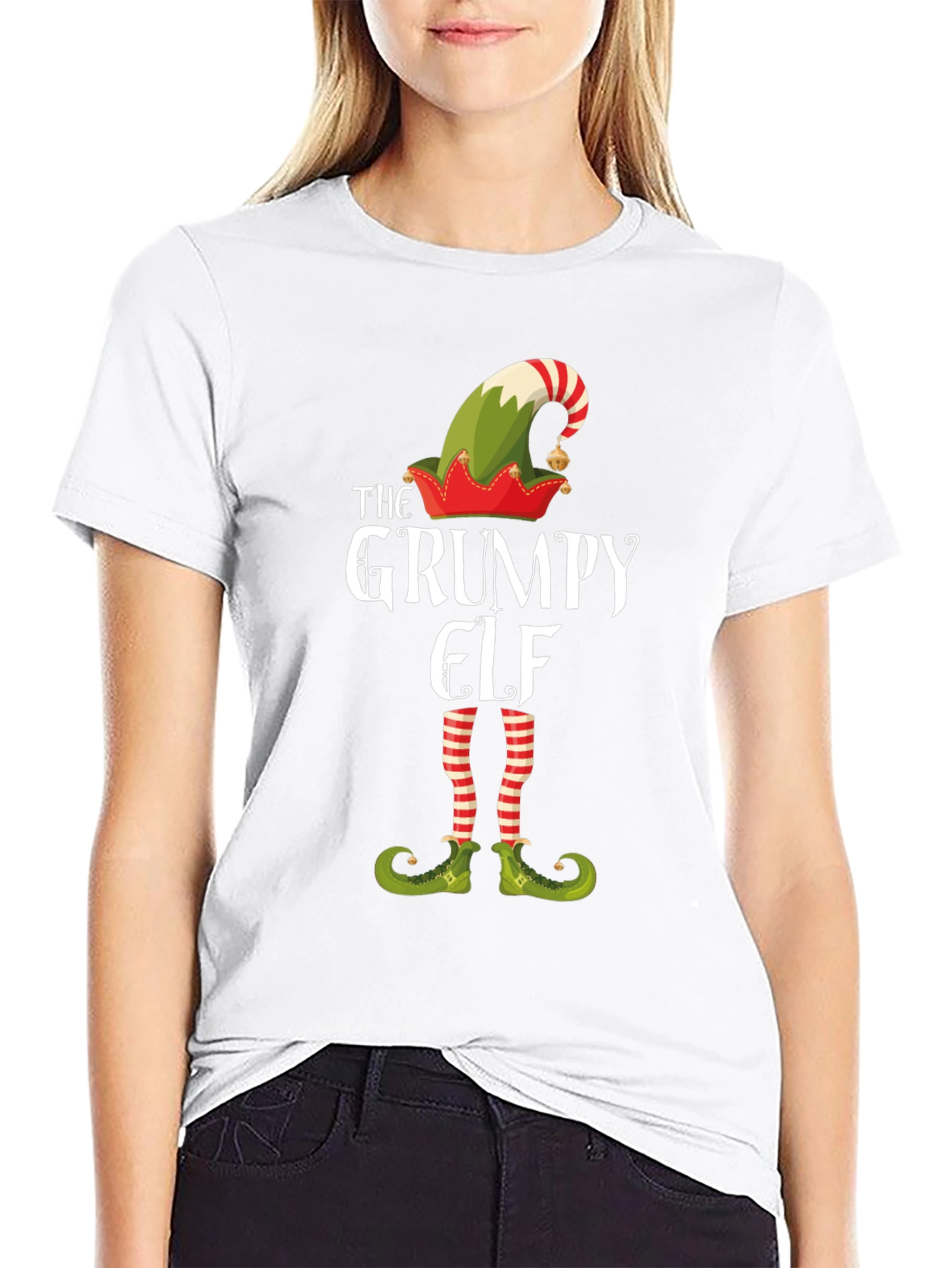 Grumpy Elf T-Shirt - Holiday Cheer