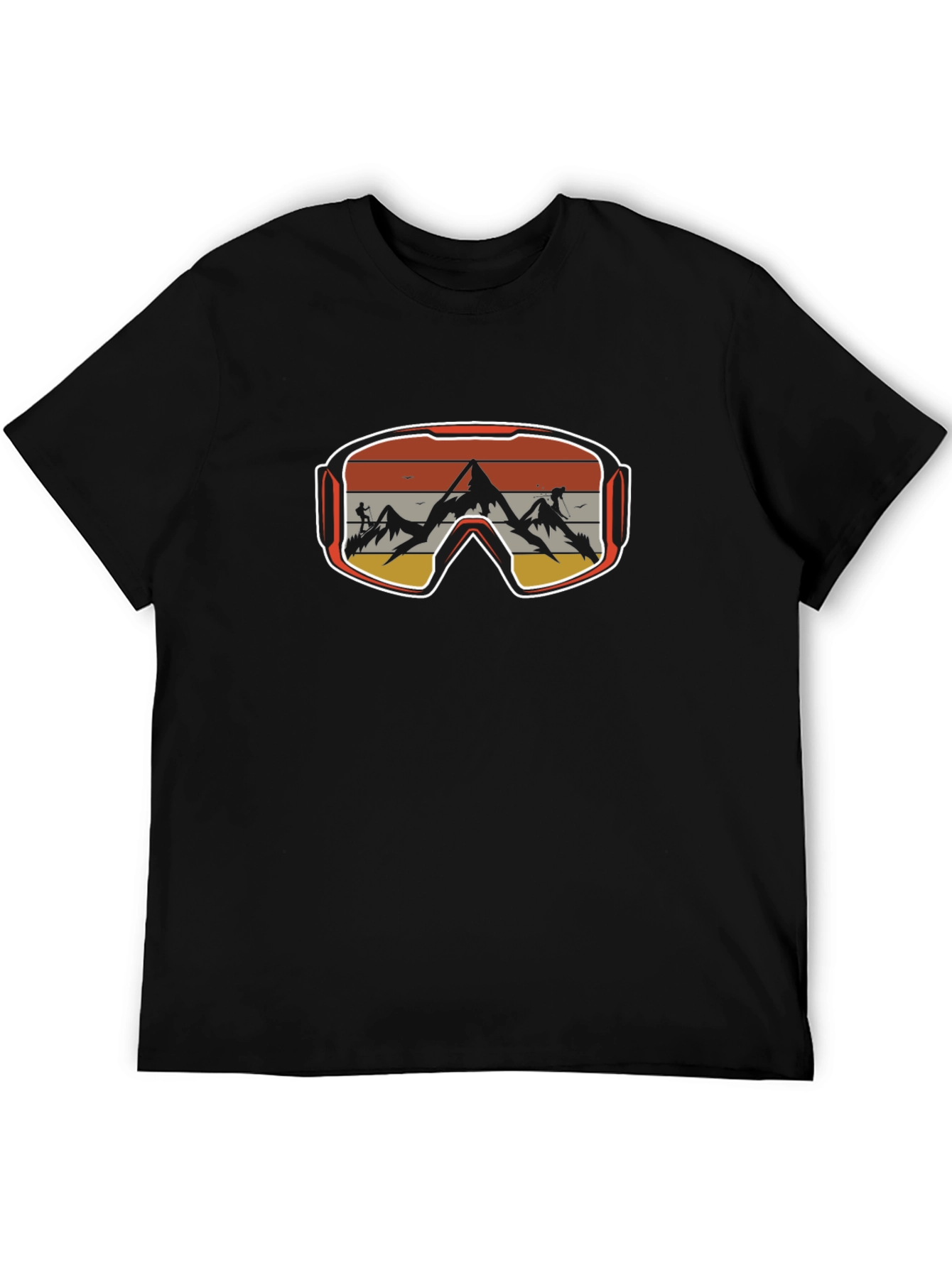 Retro Ski Goggles Graphic Tee - Adventure Ready