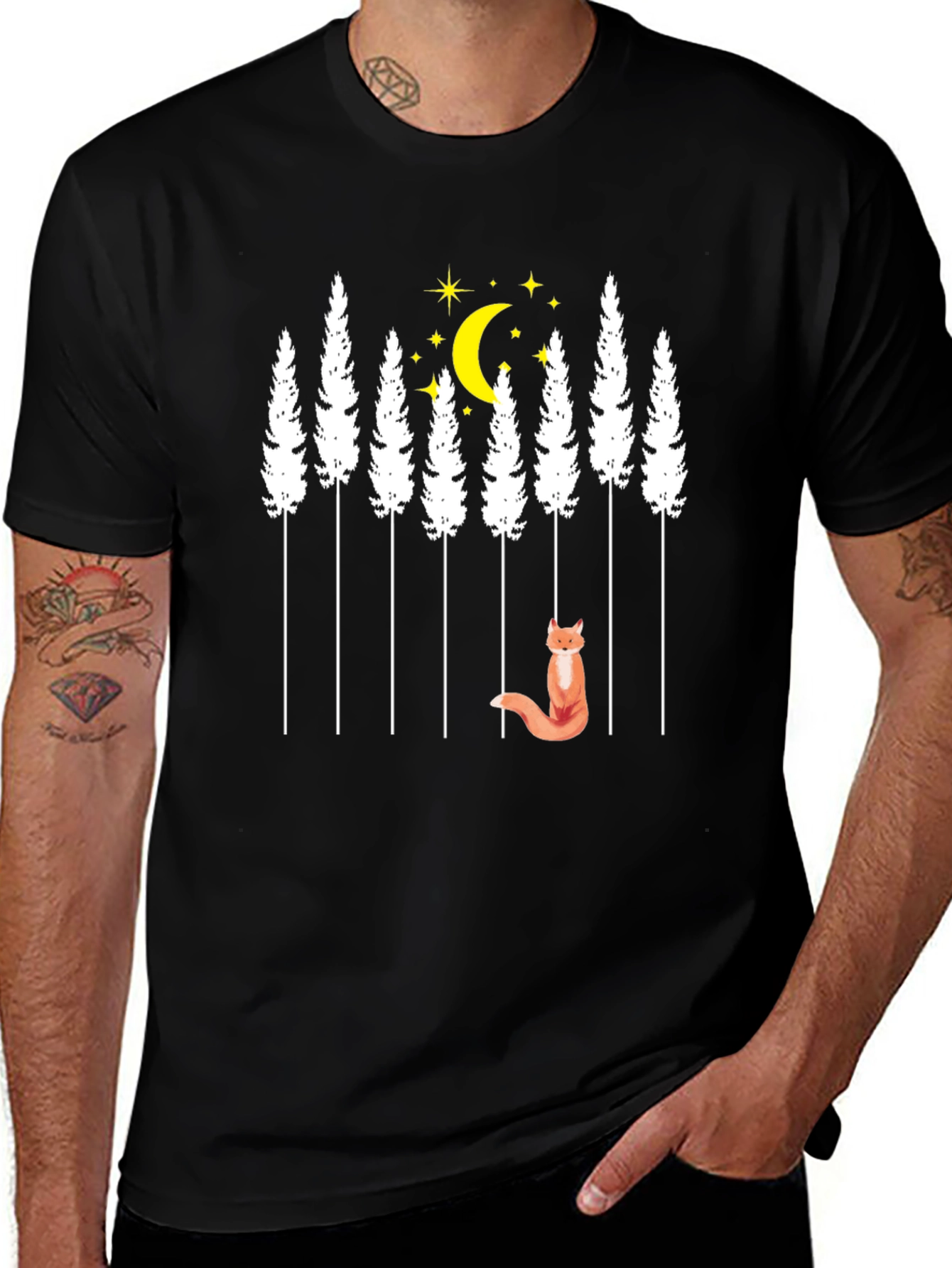 Fox in Woods Graphic Tee
