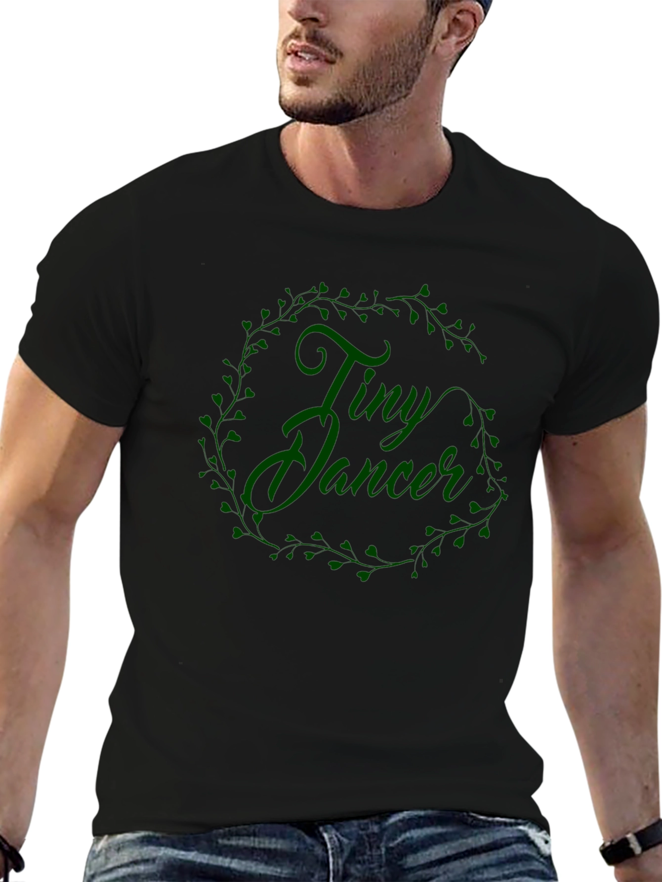 Tiny Dancer Graphic Tee - Black Casual T-Shirt