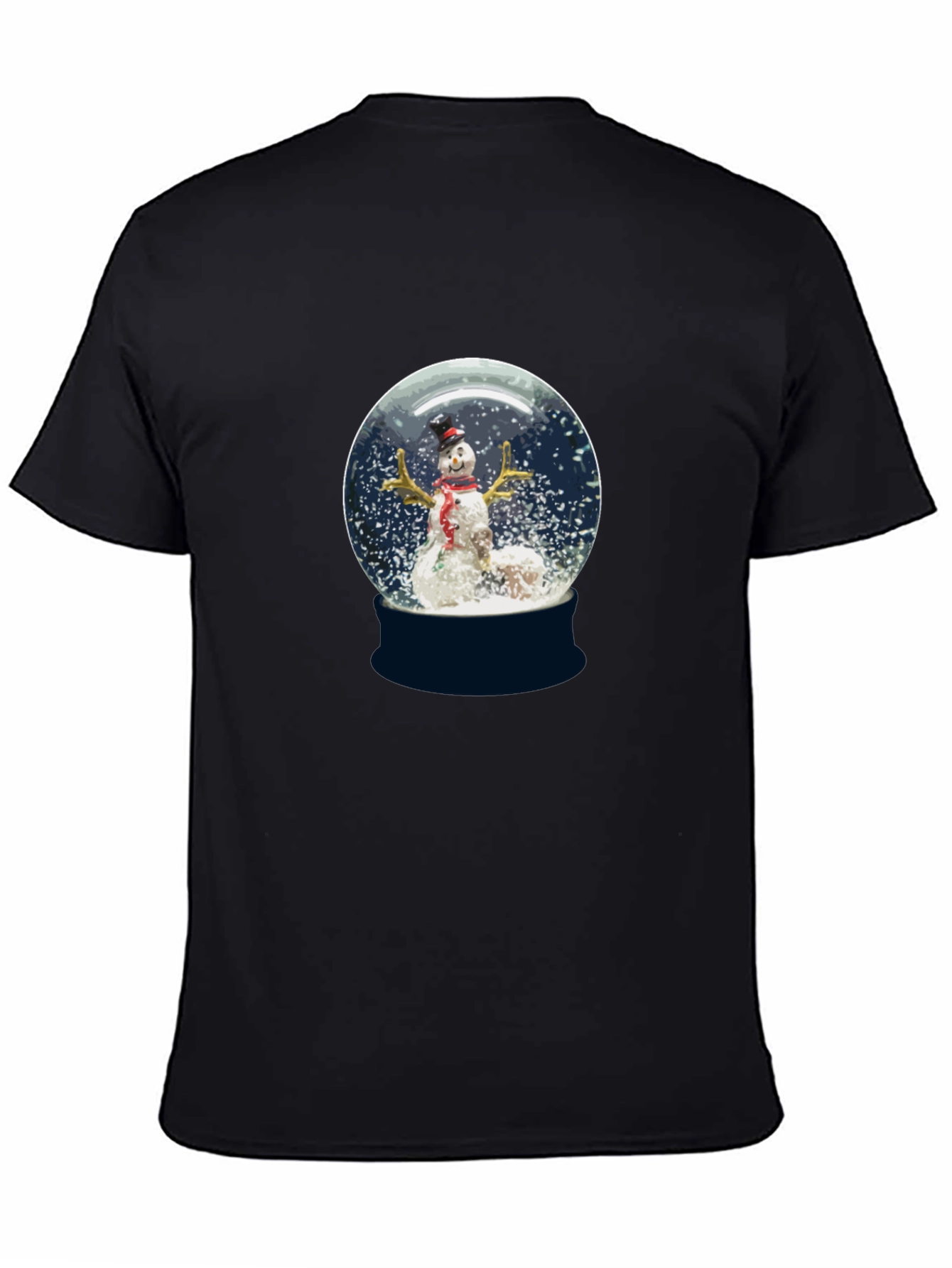 Snow Globe Snowman Graphic Tee