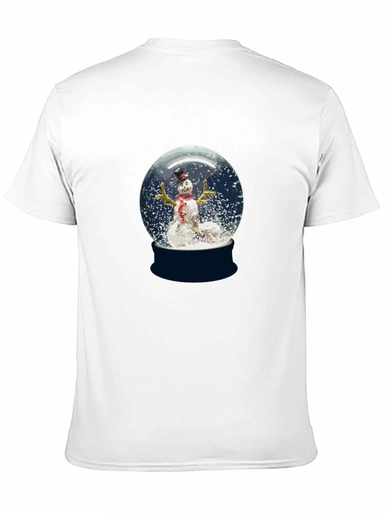 Snow Globe Snowman Graphic Tee