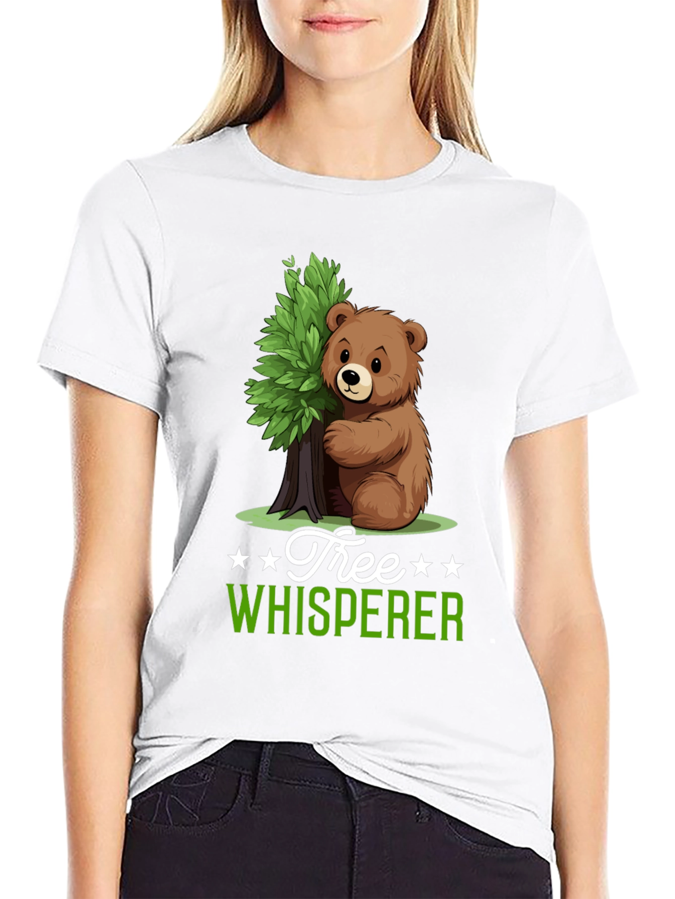 Tree Whisperer Bear T-Shirt