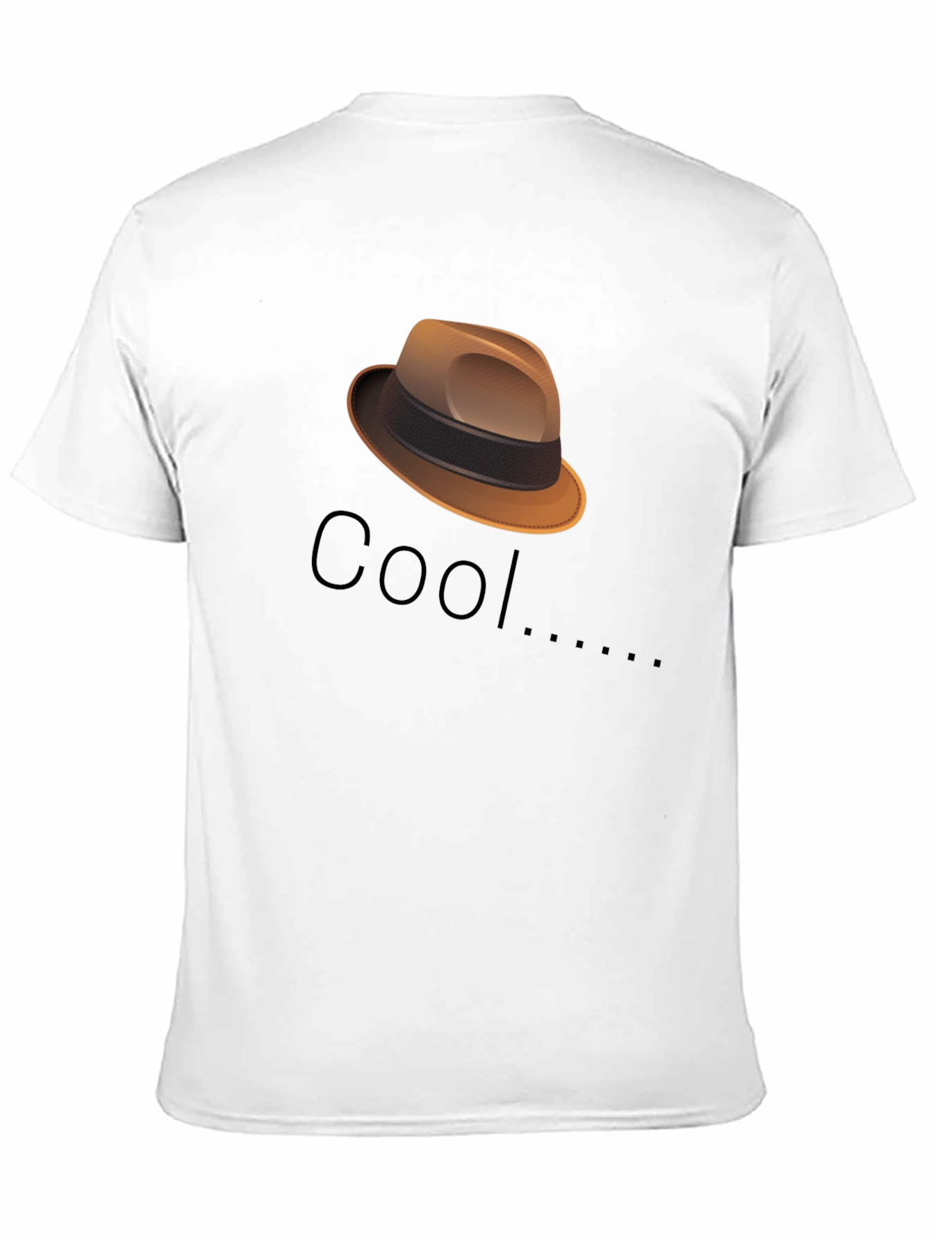 Cool Fedora Graphic Tee - Stylish Black T-Shirt