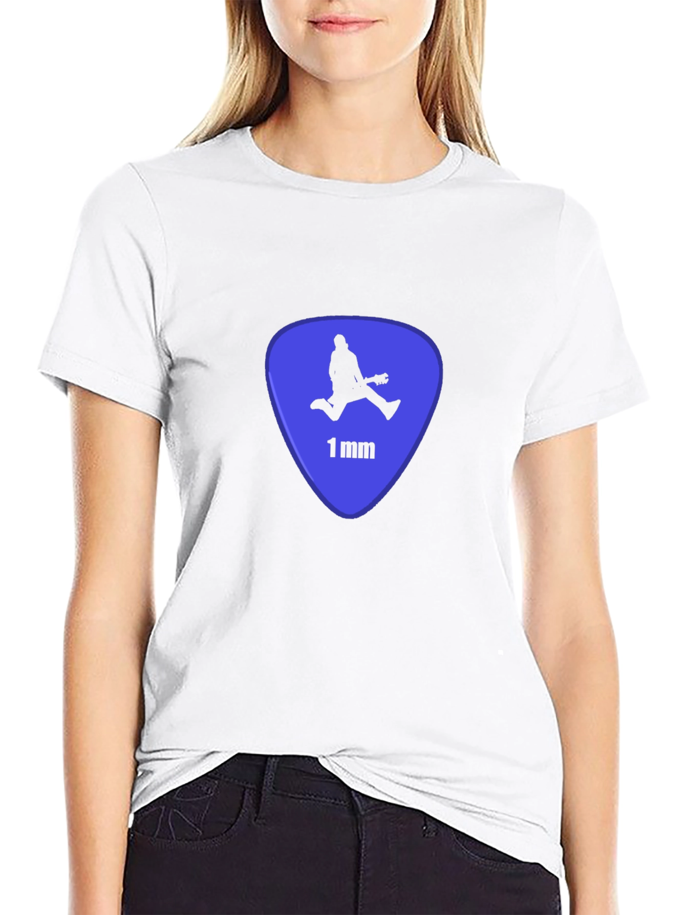 Cool Guitar Pick T-Shirt - Black